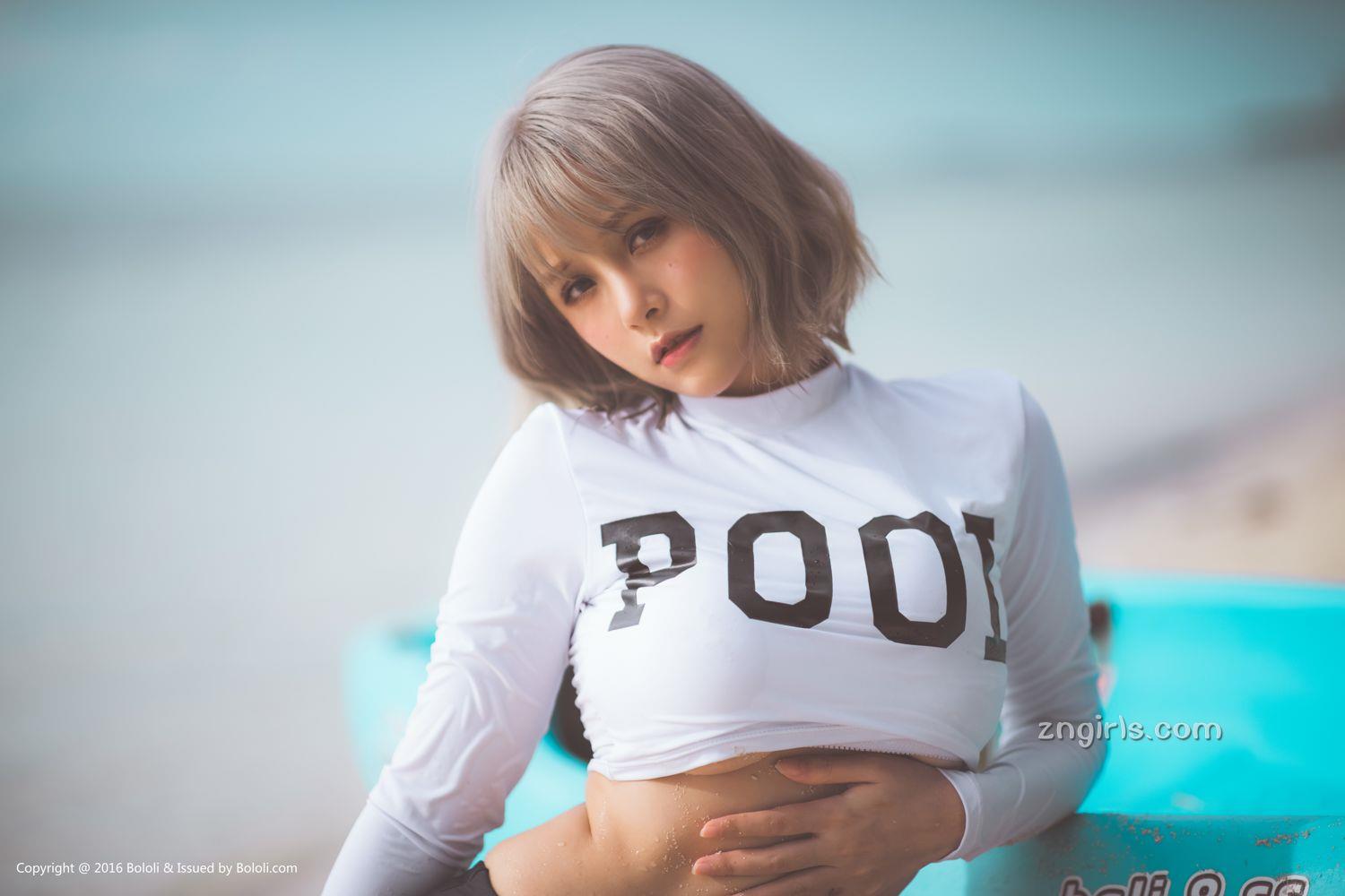 夏美酱- [BoLoli波萝社新刊]高清写真图 BOL.123 夏美的海边风情