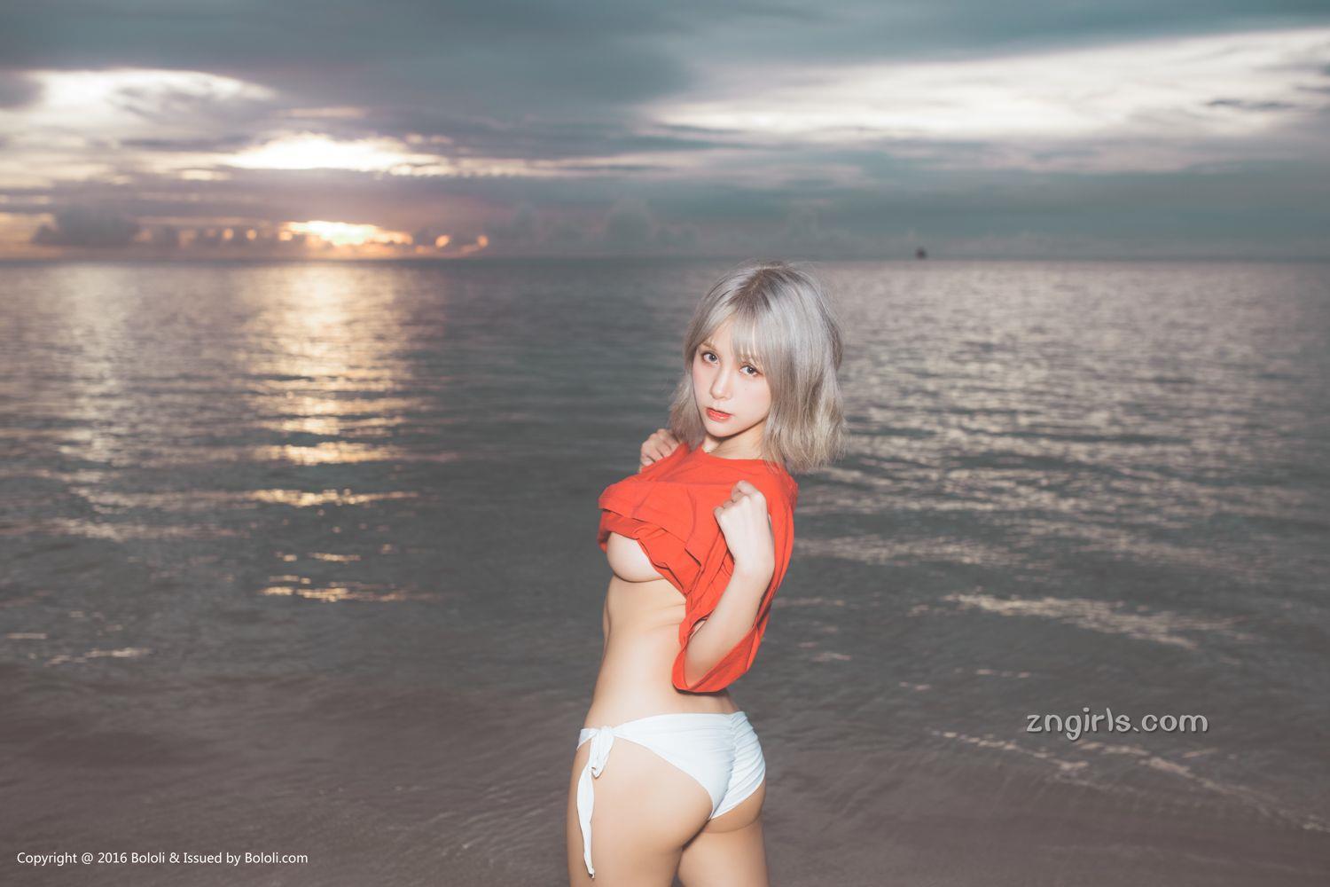 夏美酱- [BoLoli波萝社新刊]高清写真图 BOL.123 夏美的海边风情