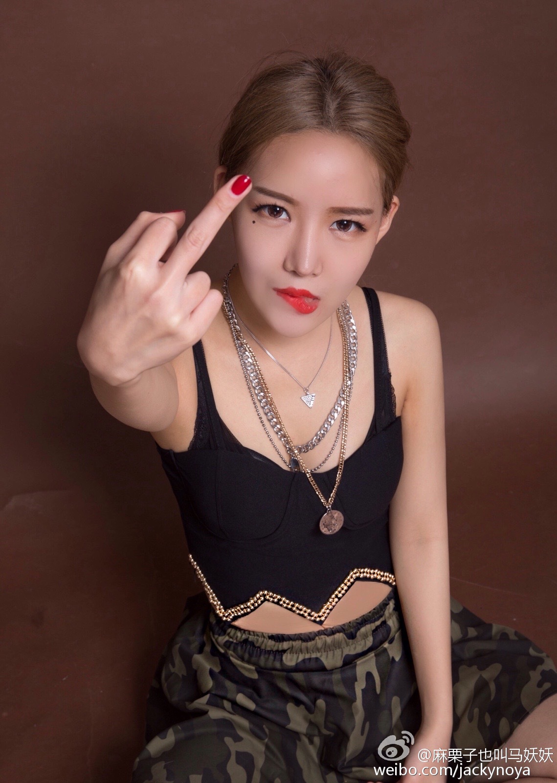马红 清新养眼与非主流私房照诱惑写真图