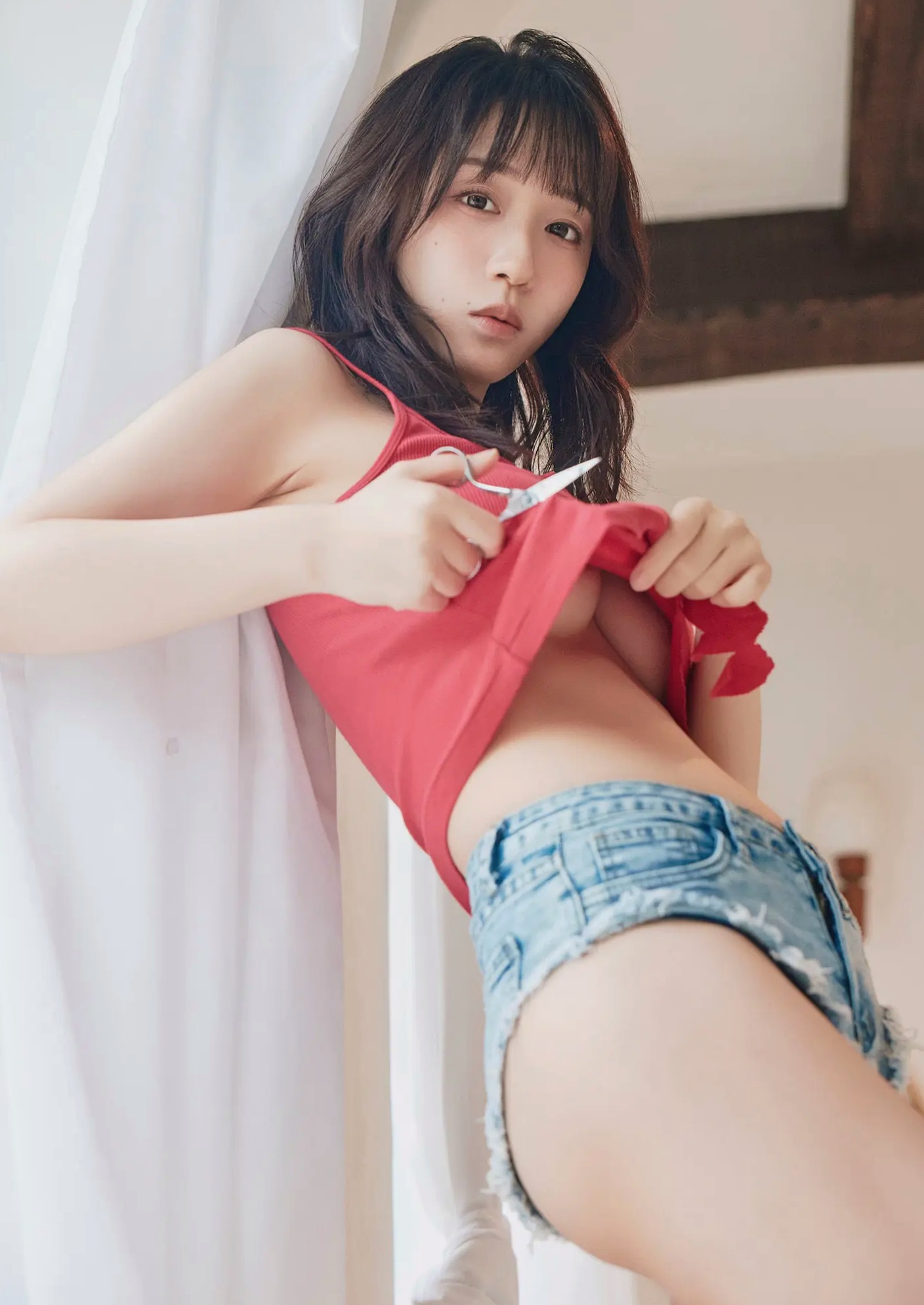 伊織もえ - 風待ち時間 [64P] 日本女神卧室家居私房写真 清新性感诱惑