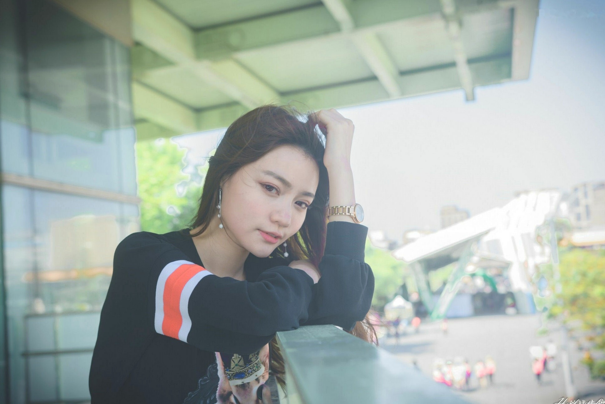 Gallery - 台湾正妹苏小立花博新生公园户外街拍，校花系列清新风格甜美写真台湾清新街拍治愈系 苏小立女神私房照_秀色女神 - image 33