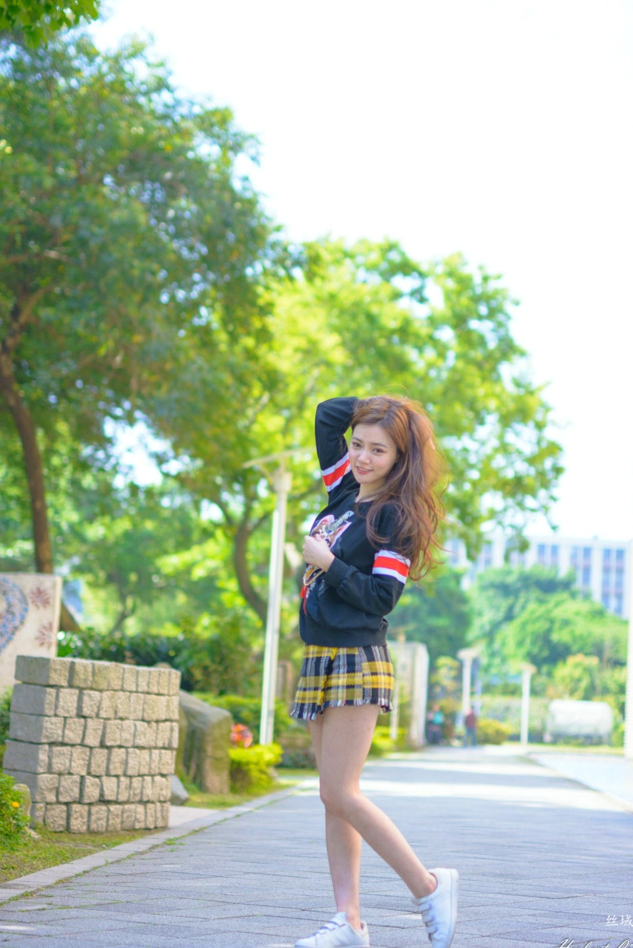 Gallery - 台湾正妹苏小立花博新生公园户外街拍，校花系列清新风格甜美写真台湾清新街拍治愈系 苏小立女神私房照_秀色女神 - image 42