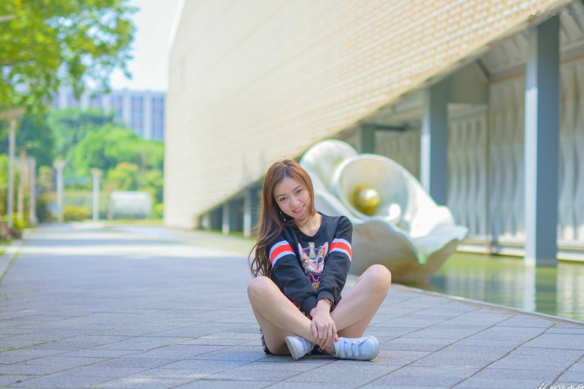 Gallery - 台湾正妹苏小立花博新生公园户外街拍，校花系列清新风格甜美写真台湾清新街拍治愈系 苏小立女神私房照_秀色女神 - image 51