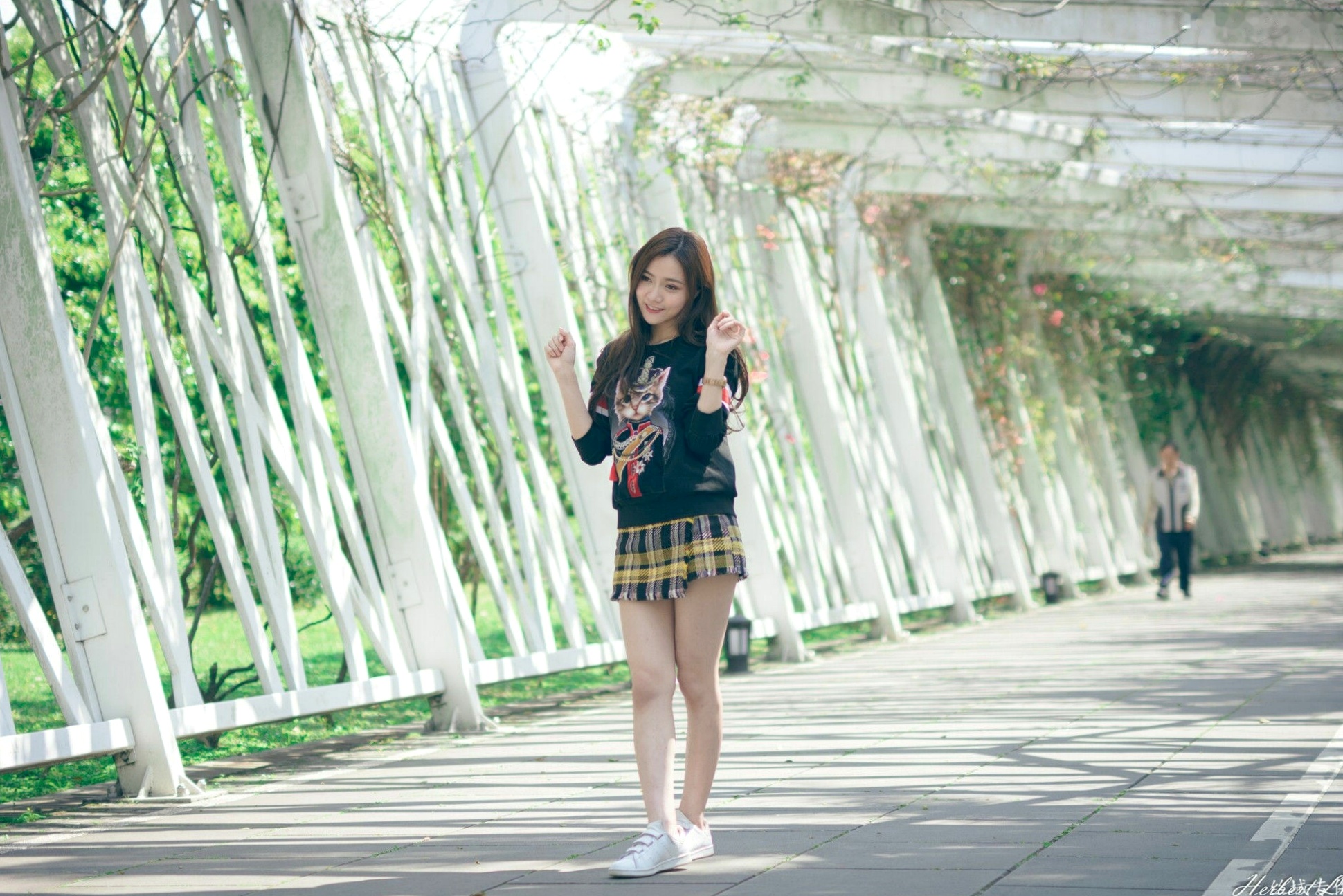 Gallery - 台湾正妹苏小立花博新生公园户外街拍，校花系列清新风格甜美写真台湾清新街拍治愈系 苏小立女神私房照_秀色女神 - image 55