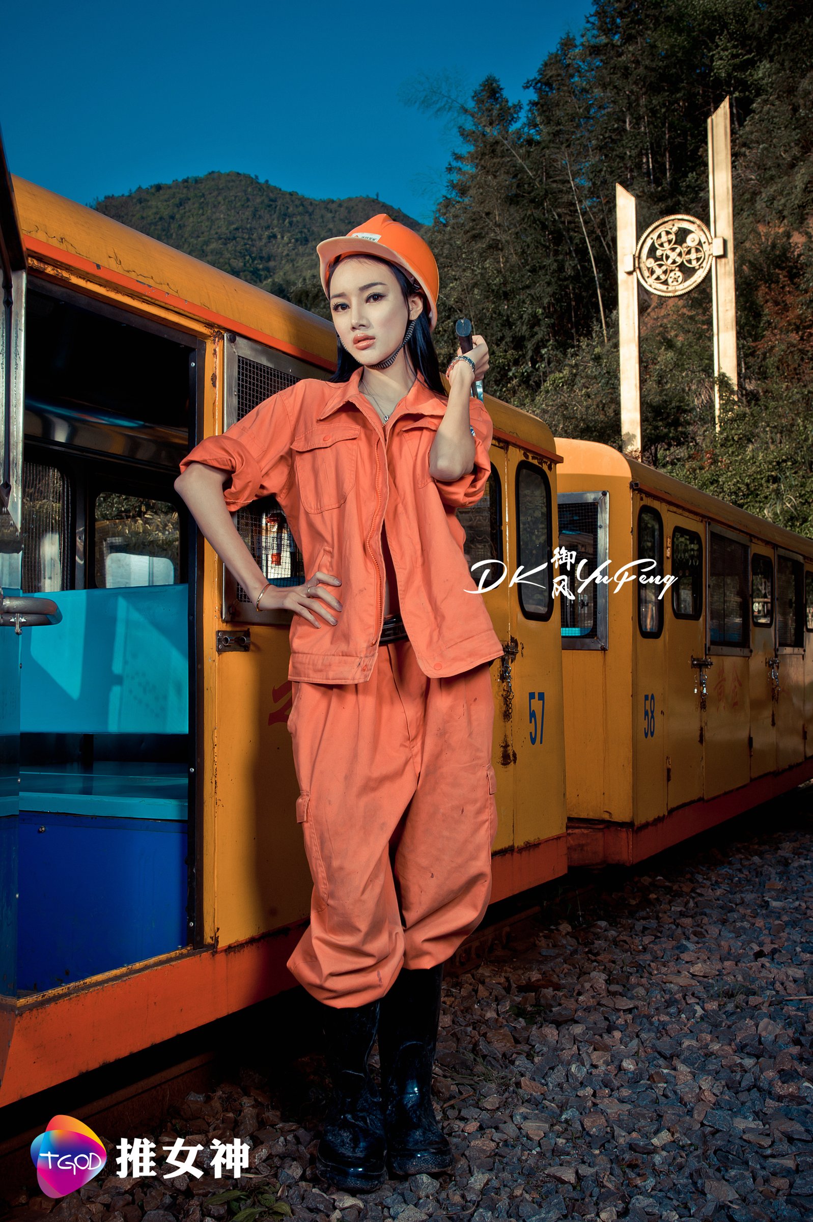 婕西儿jessie [TGOD推女神]高清写真图御女郎 矿工女神~