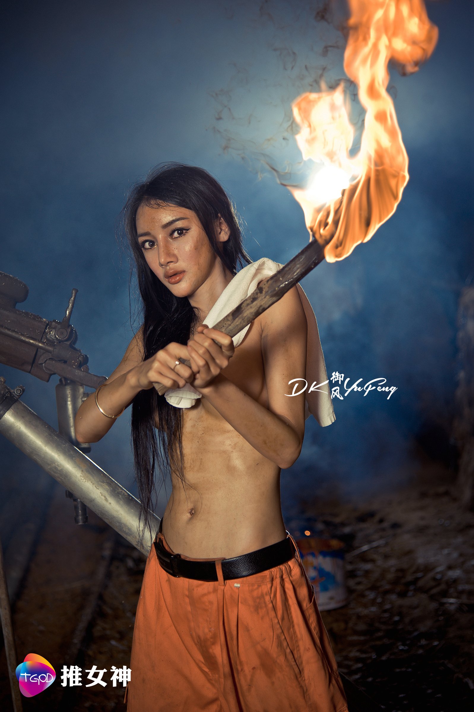 婕西儿jessie [TGOD推女神]高清写真图御女郎 矿工女神~
