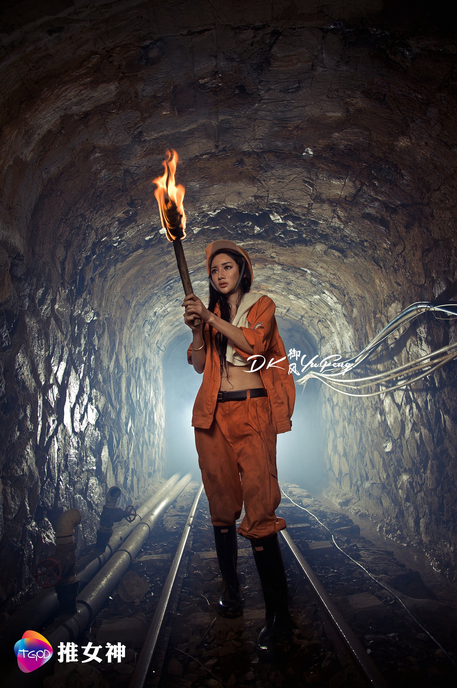 婕西儿jessie [TGOD推女神]高清写真图御女郎 矿工女神~