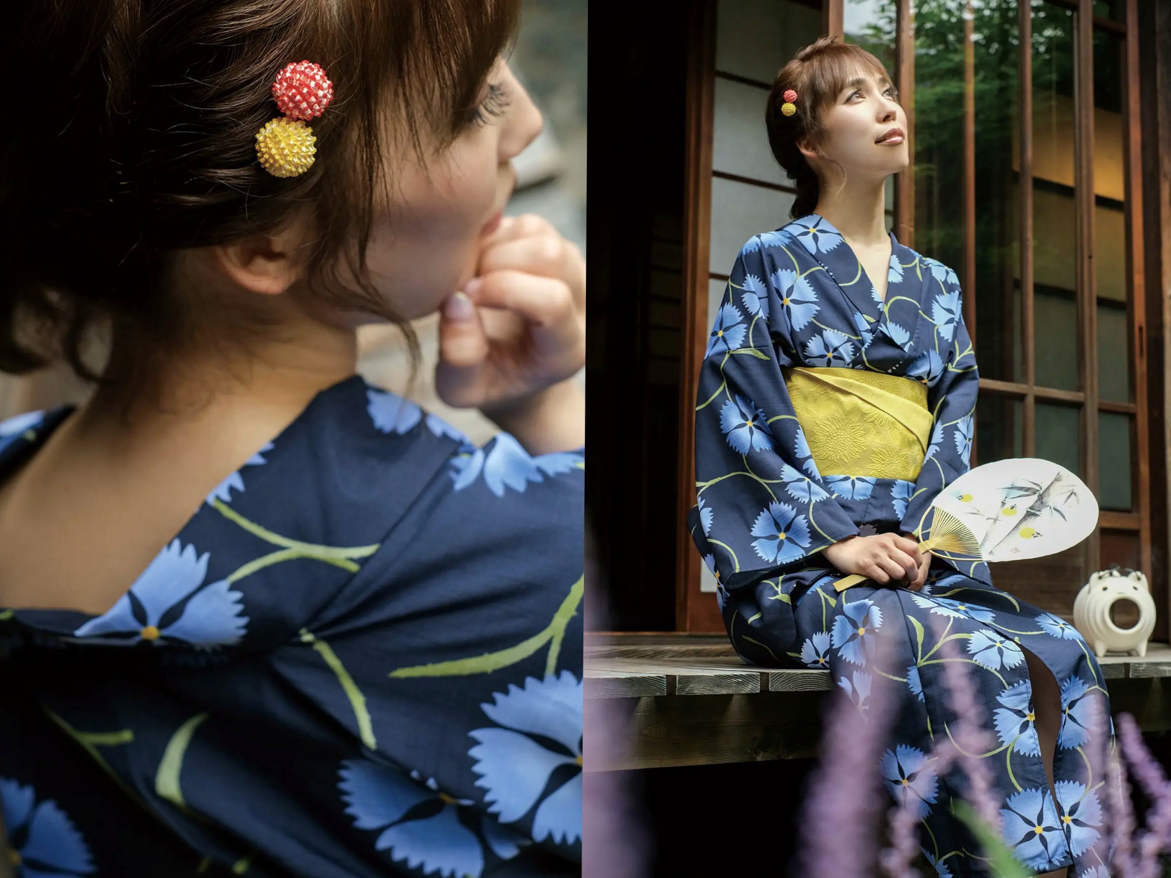 徳永しおり《Travel Guide 旅のしおり》和风优雅与性感内衣私房写真