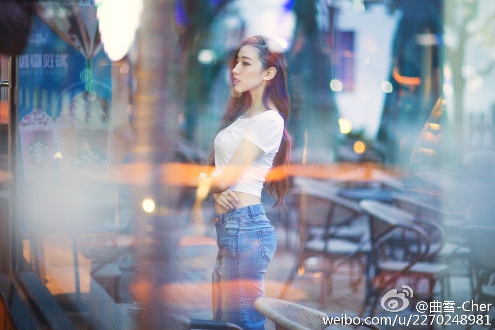 雪儿Cher(曲雪) 微博时尚自拍写真图