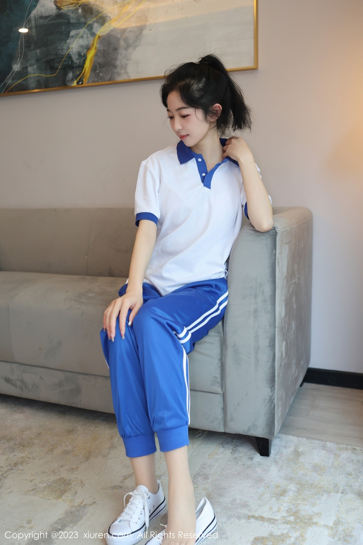 [XiuRen]高清写真图 2023.06.05 No.6855 茜茜Kimi 学妹装美腿