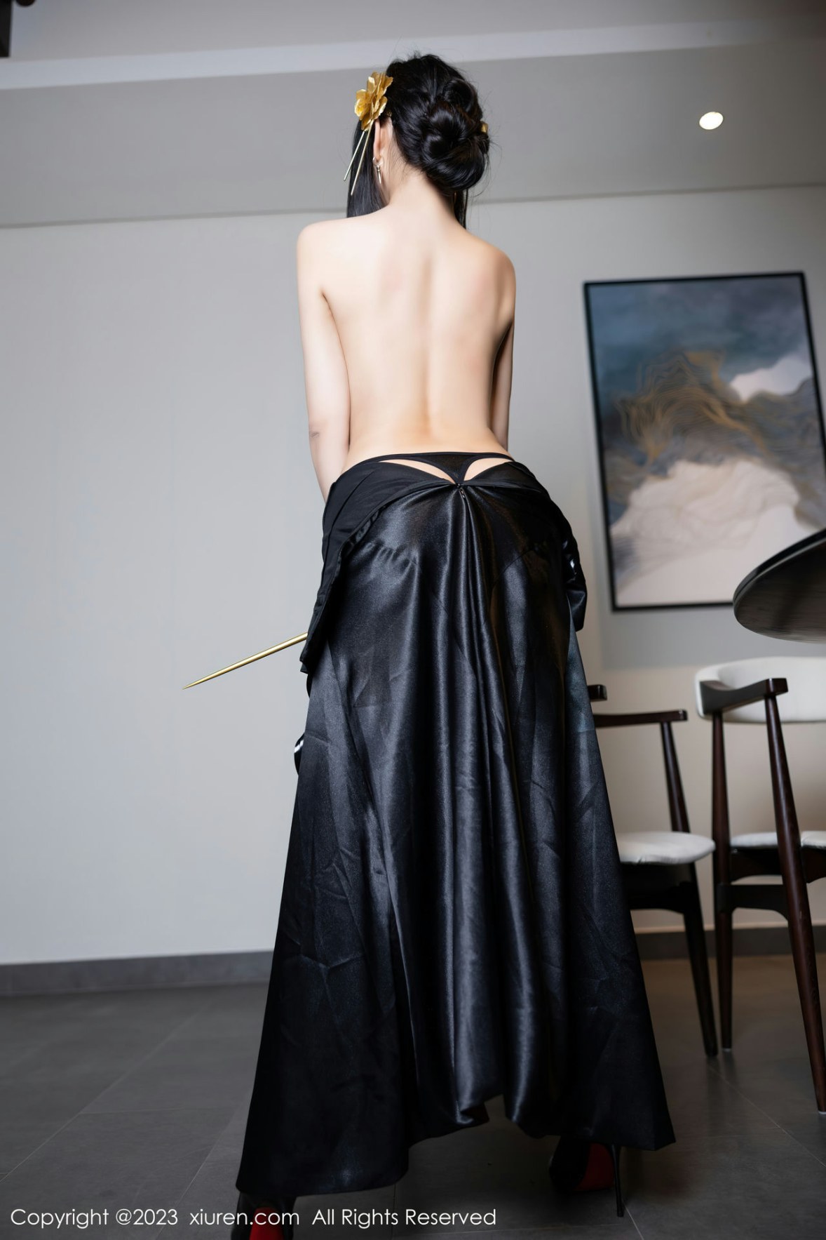 [XiuRen]高清写真图 2023.01.10 No.6114 杨晨晨Yome 黑丝美臀