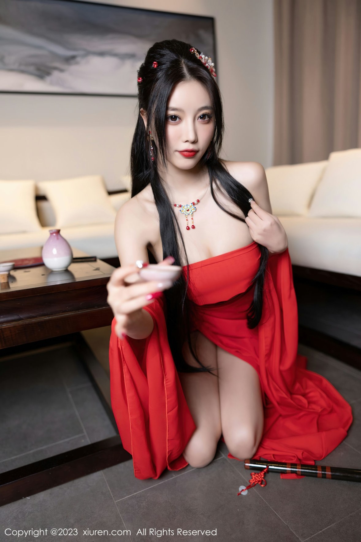 [XiuRen]高清写真图 2023.01.17 No.6149 杨晨晨Yome 古装美腿