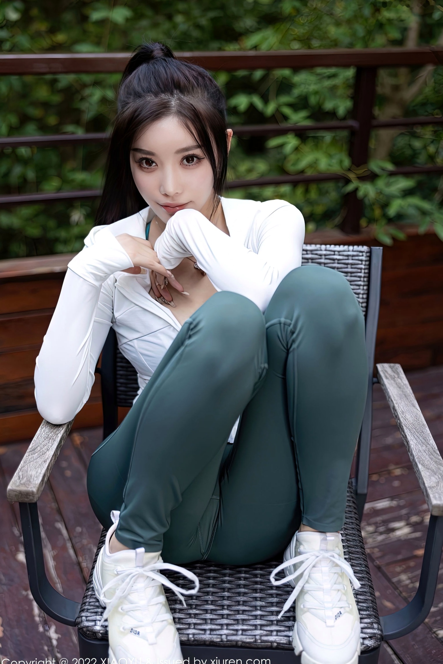Gallery - XiaoYu语画界 - Painting World 892期：杨晨晨Yome白色紧身裤S曲线写真，极致诱惑私房照与户外动态美感，无圣光大尺度展现完美尤物身材语画界 - Painting World 性感私房照极品美腿丁字裤骨感诱惑冷艳户外尤物大尺度肉感 杨晨晨Yome女神私房照_秀色女神 - image 20