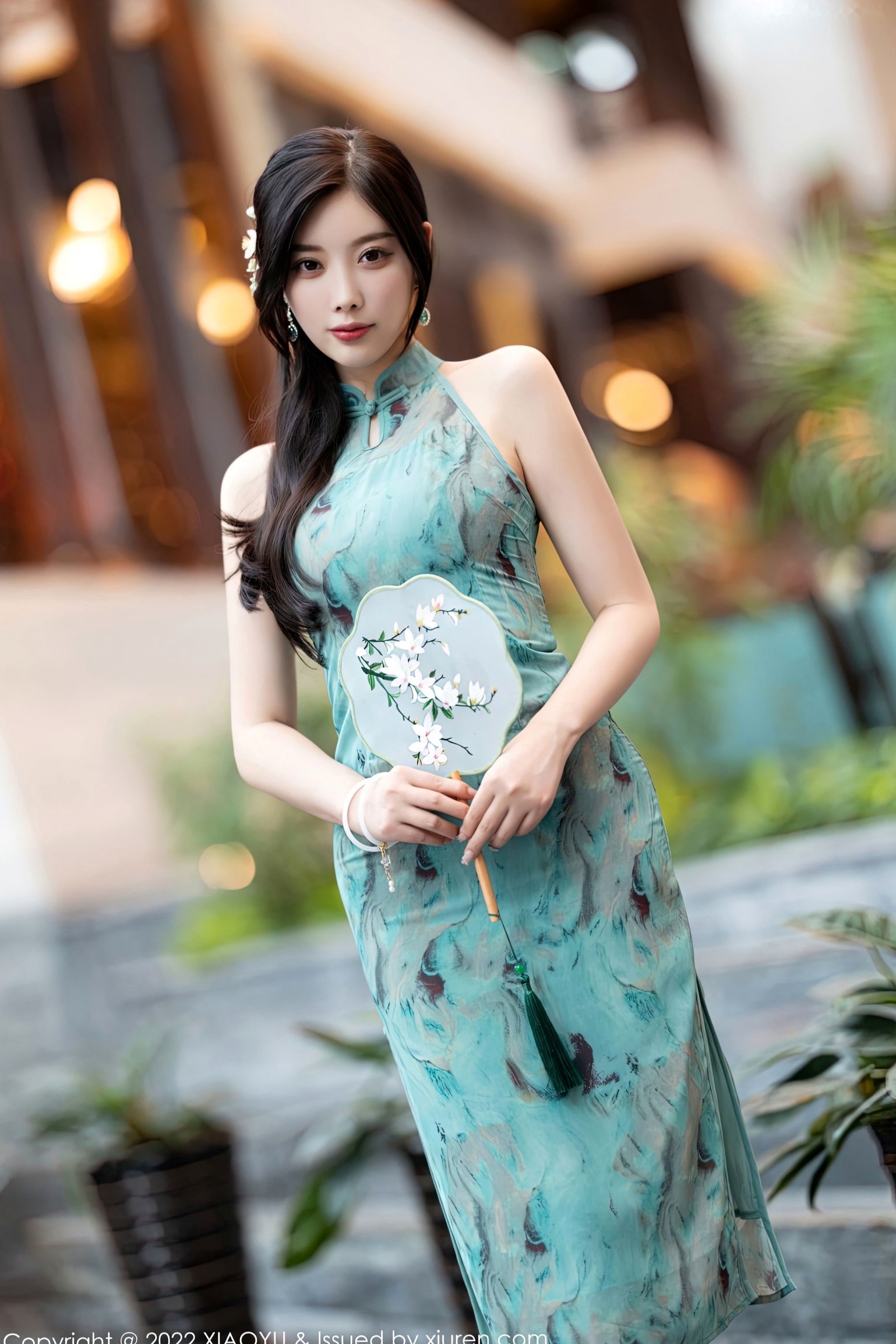 Gallery - XiaoYu语画界 - Painting World -杨晨晨Yome-东方古典韵味旗袍女神，身姿曼妙优雅，古风建筑下尽显高级诱惑感（2022.10.14）语画界 - Painting World 旗袍性感气质诱惑女神 杨晨晨Yome女神私房照_秀色女神 - image 6