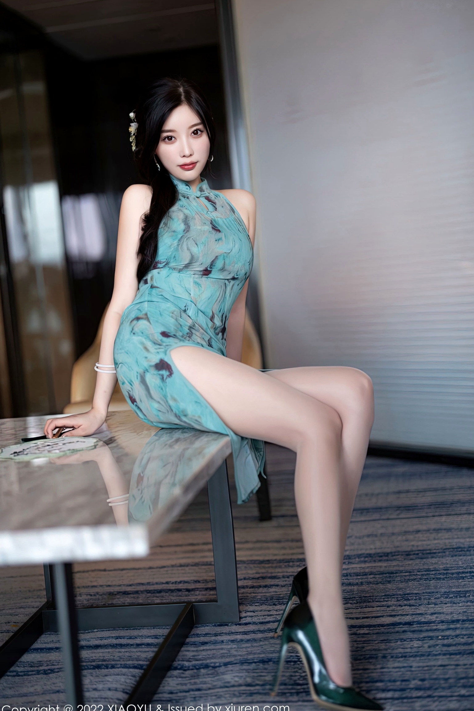 Gallery - XiaoYu语画界 - Painting World -杨晨晨Yome-东方古典韵味旗袍女神，身姿曼妙优雅，古风建筑下尽显高级诱惑感（2022.10.14）语画界 - Painting World 旗袍性感气质诱惑女神 杨晨晨Yome女神私房照_秀色女神 - image 29