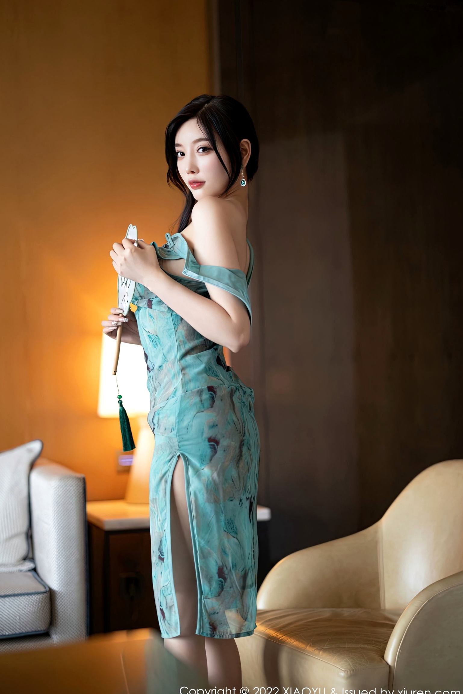 Gallery - XiaoYu语画界 - Painting World -杨晨晨Yome-东方古典韵味旗袍女神，身姿曼妙优雅，古风建筑下尽显高级诱惑感（2022.10.14）语画界 - Painting World 旗袍性感气质诱惑女神 杨晨晨Yome女神私房照_秀色女神 - image 39