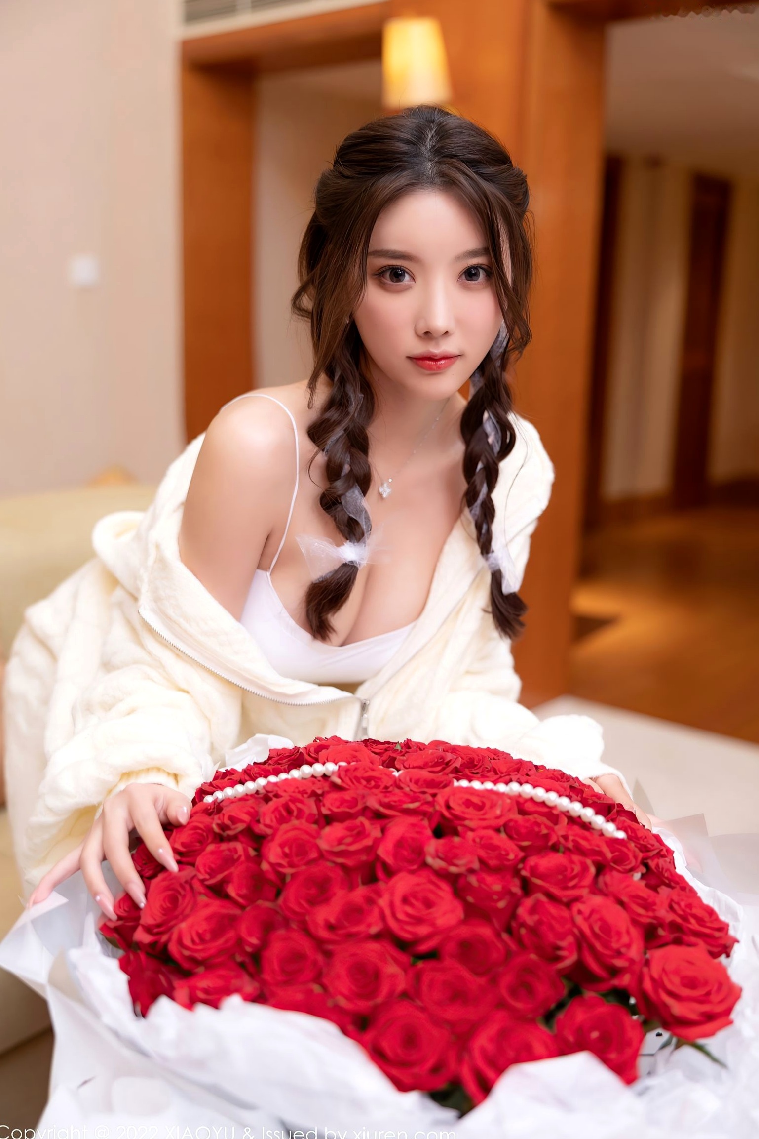 Gallery - 杨晨晨XiaoYu语画界 - Painting World 旅拍：纯白内衣居家私房写真，清纯少女感与性感魅力并存语画界 - Painting World 性感私房照诱惑白嫩秀人网 - XiuRen  杨晨晨Yome女神私房照_秀色女神 - image 7