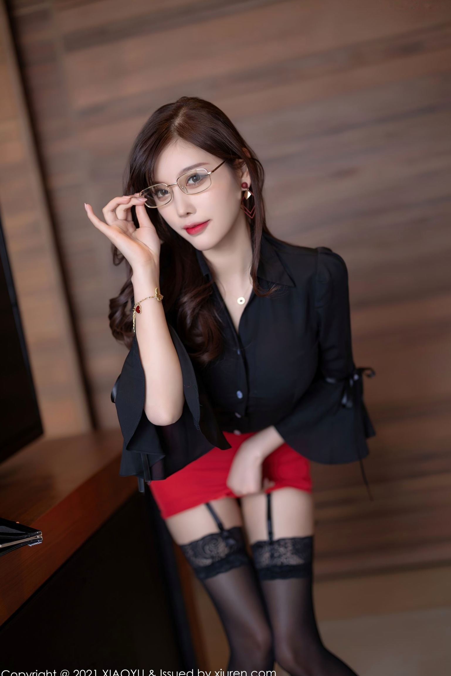 Gallery - XiaoYu语画界 - Painting World -523-杨晨晨-青岛旅拍-性感黑丝内衣私房-知性眼镜诱惑-绝美身材写真-极致摄影大片语画界 - Painting World 性感诱惑丝袜私房照极品 杨晨晨Yome女神私房照_秀色女神 - image 45
