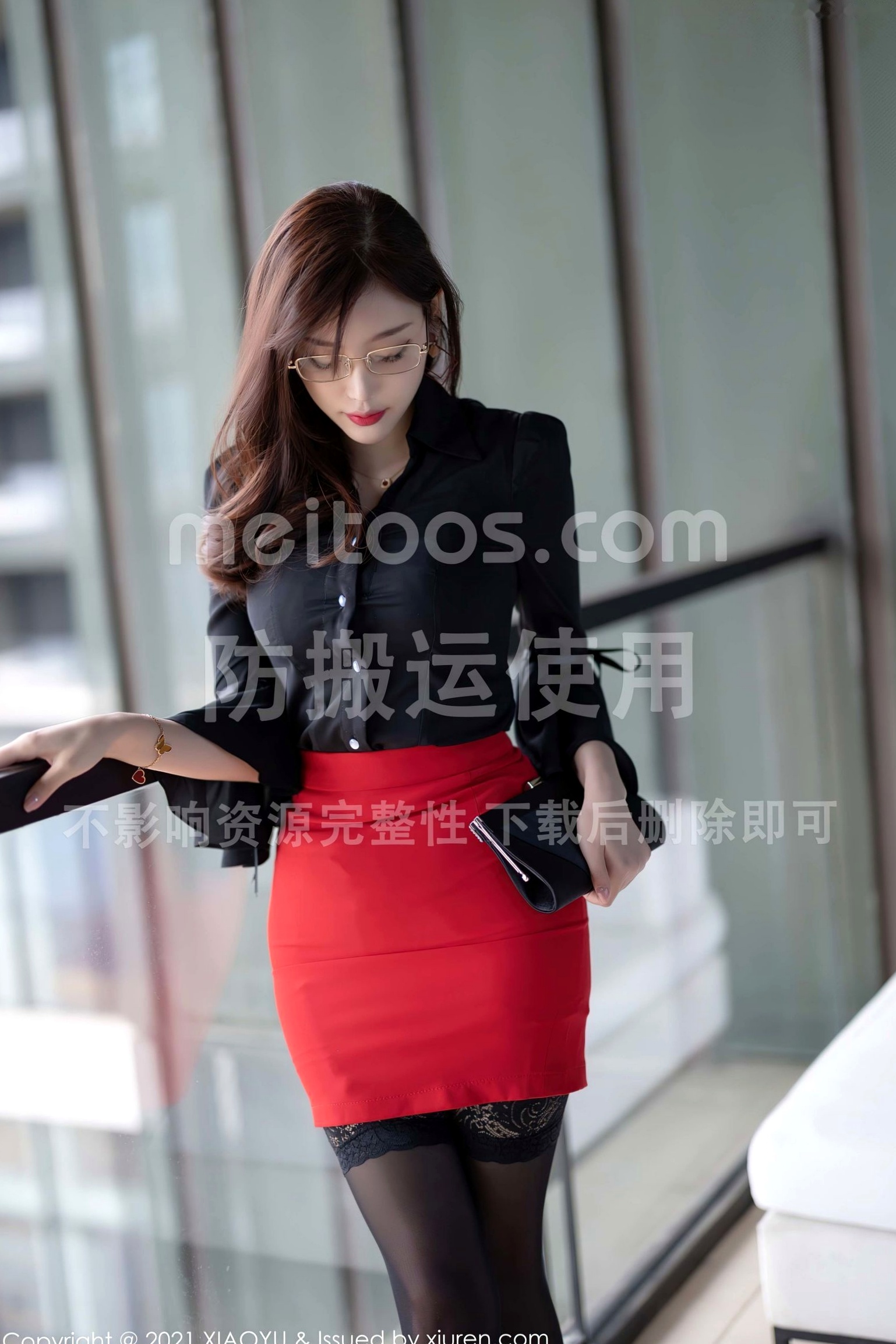 Gallery - XiaoYu语画界 - Painting World -523-杨晨晨-青岛旅拍-性感黑丝内衣私房-知性眼镜诱惑-绝美身材写真-极致摄影大片语画界 - Painting World 性感诱惑丝袜私房照极品 杨晨晨Yome女神私房照_秀色女神 - image 52
