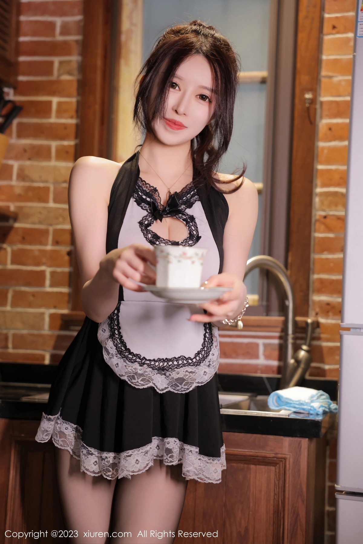 [XiuRen]高清写真图 2023.02.21 No.6295 玉兔miki 黑丝美臀