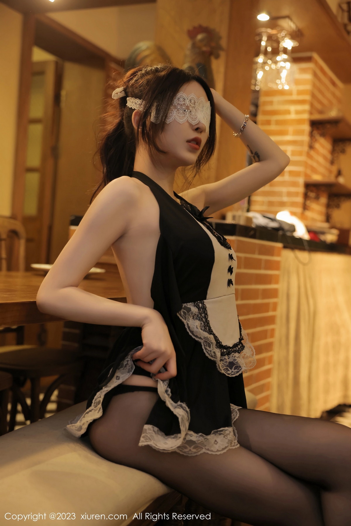 [XiuRen]高清写真图 2023.02.21 No.6295 玉兔miki 黑丝美臀
