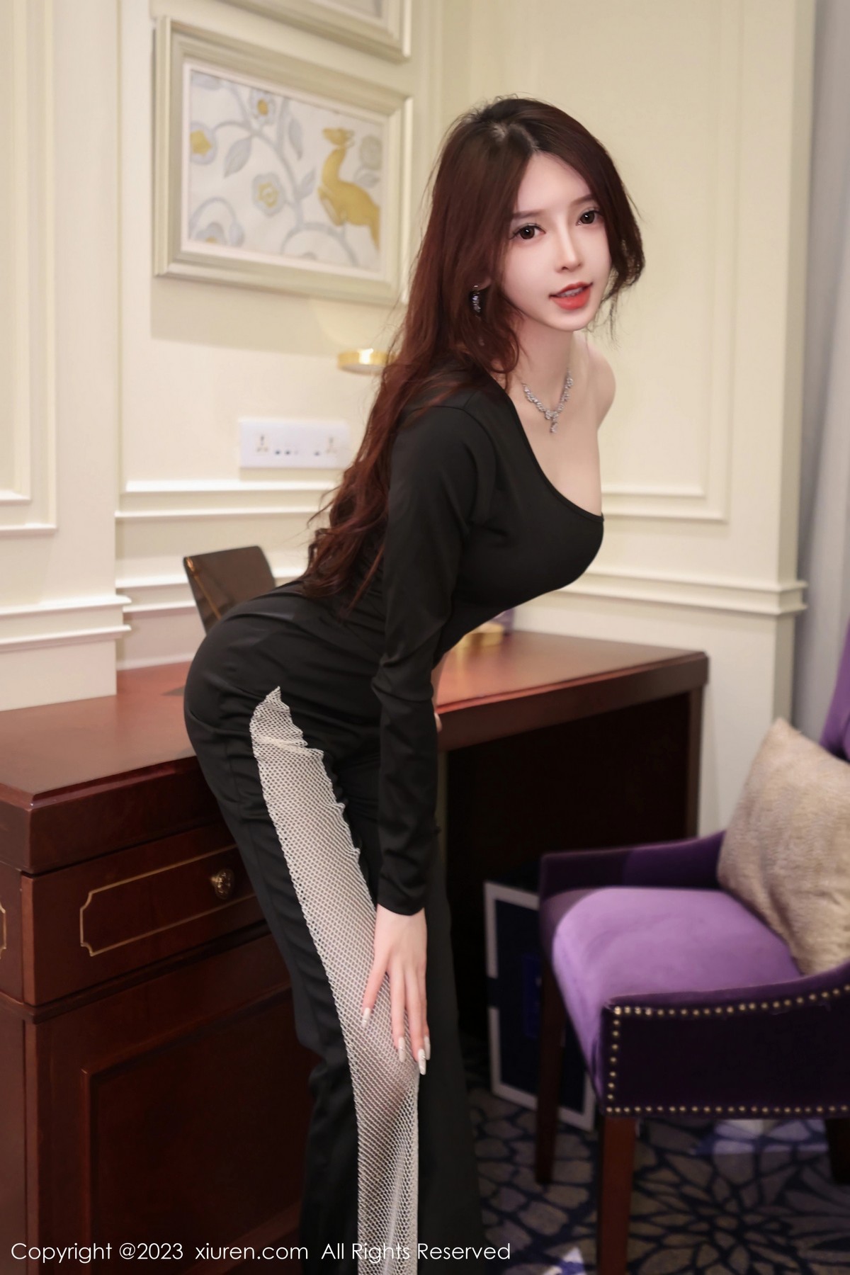 [XiuRen]高清写真图 2023.03.15 No.6417 玉兔miki 休闲美腿