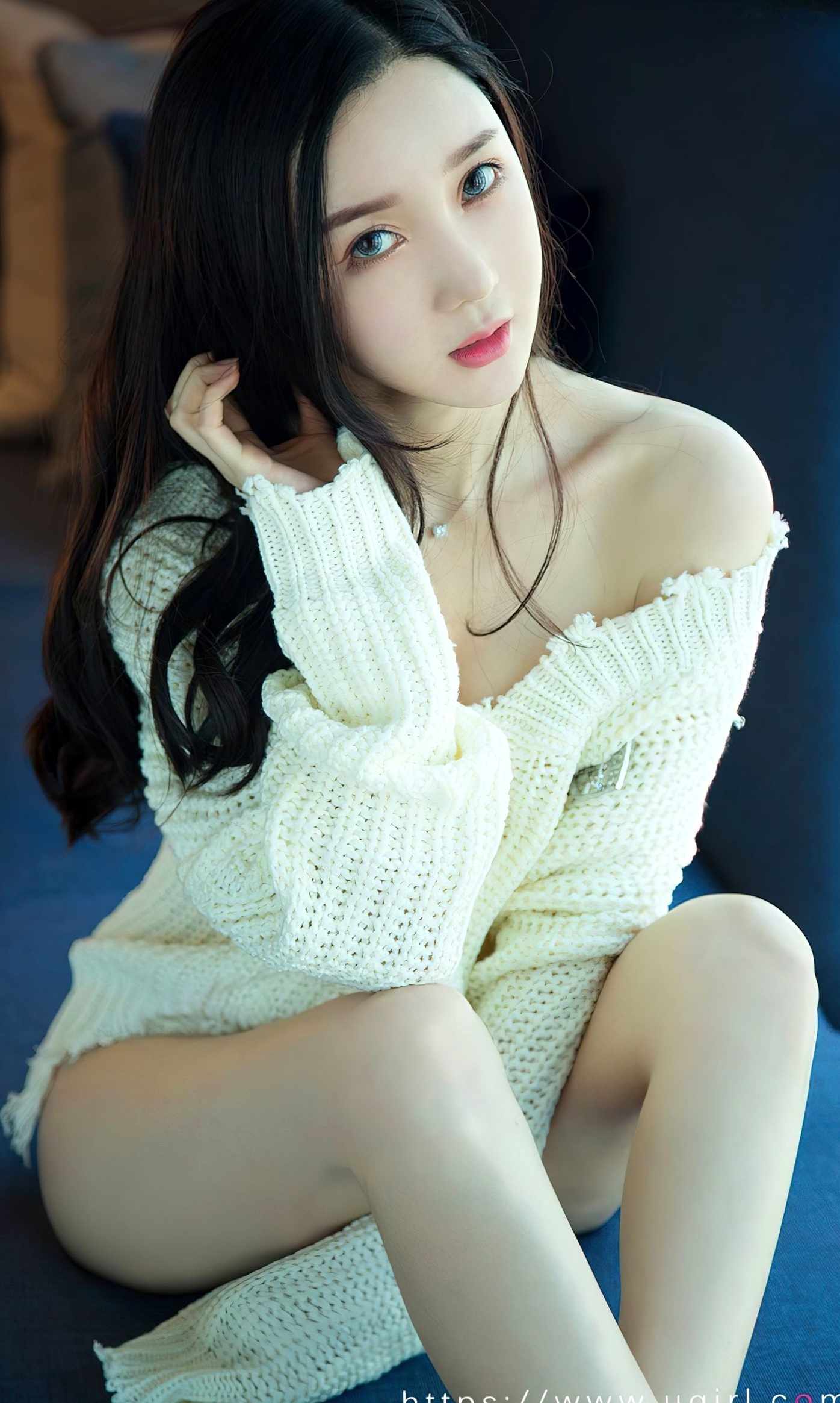 Gallery - UGirlsApp尤果圈 - Chiness Model 爱尤物 - Love Beauty -2755-夏美-《白色毛衣》居家私房唯美写真，清纯女神演绎针织衫下的极致性感诱惑爱尤物 - Love Beauty 性感诱惑私房照尤果网 - Chiness Model 气质 夏美女神私房照_秀色女神 - image 10