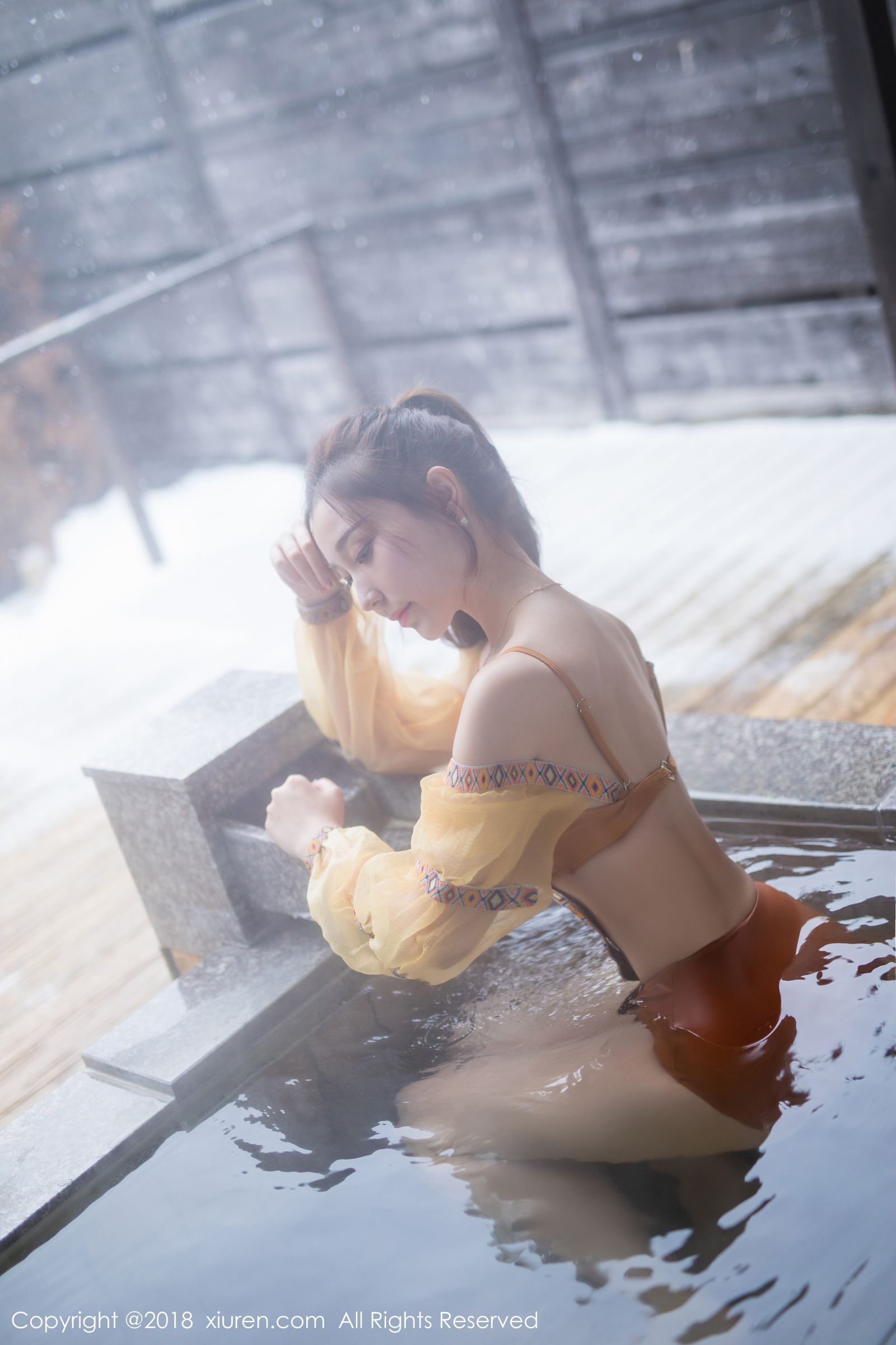 丽质女神淼淼萌萌哒 春寒赐浴华清池