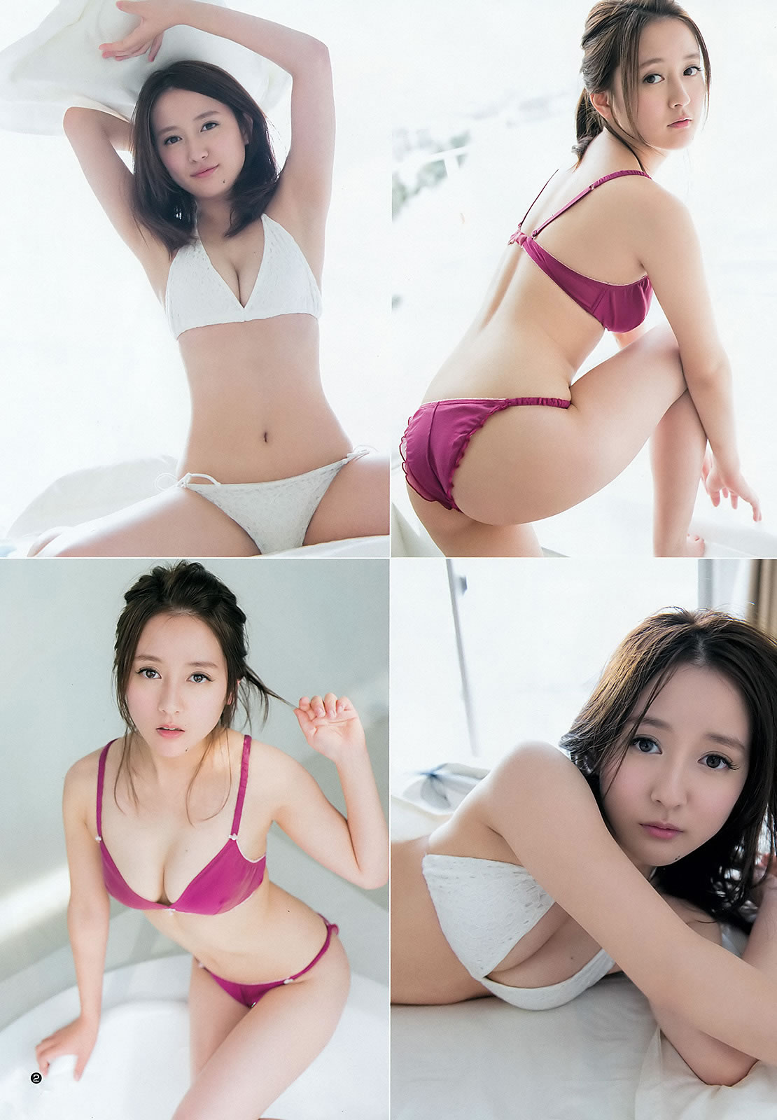 [Weekly Young Jump]高清写真图2016 No.08 09 生田絵梨花 北野日奈子 麻亜里 生田佳那