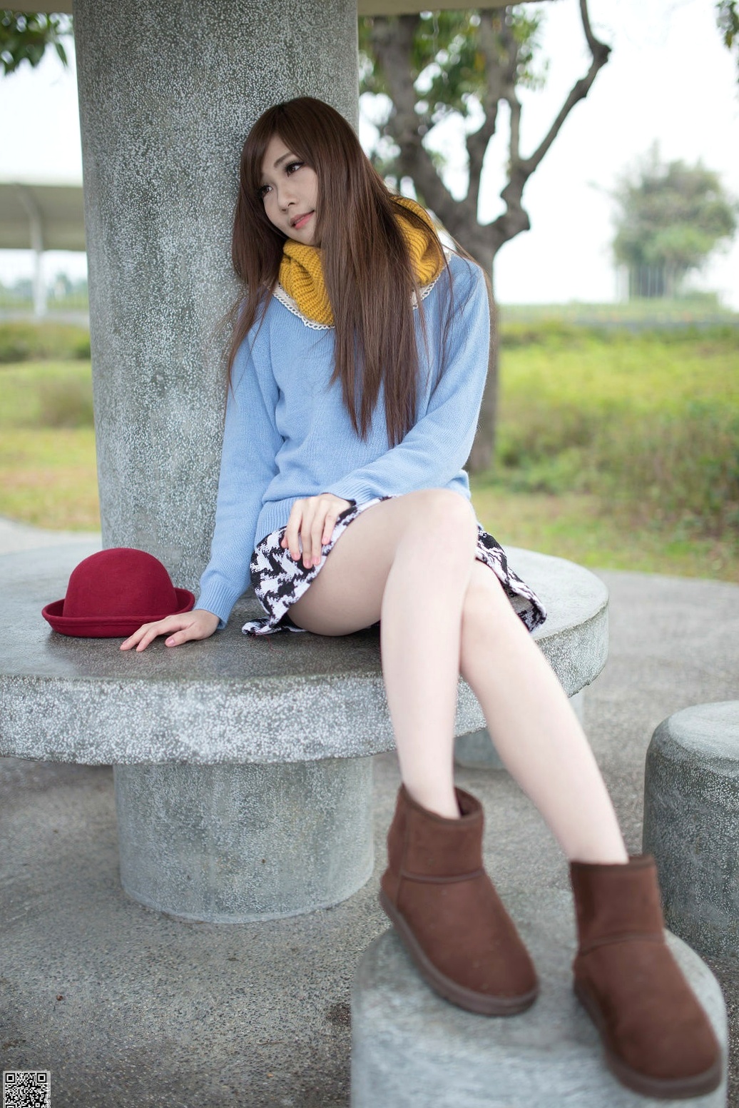 Gallery - 台湾正妹张雅筑《台湾花博园区》高清户外清新街拍甜美写真集[90P]台湾街拍清新治愈系气质 张语恩女神私房照_秀色女神 - image 21