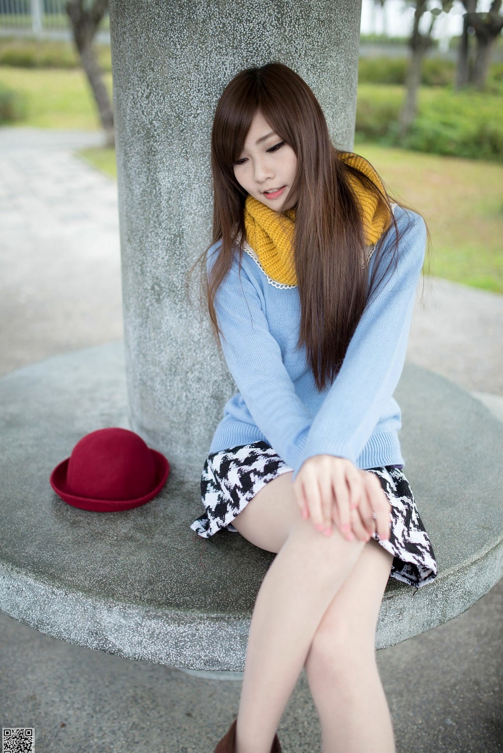 Gallery - 台湾正妹张雅筑《台湾花博园区》高清户外清新街拍甜美写真集[90P]台湾街拍清新治愈系气质 张语恩女神私房照_秀色女神 - image 22