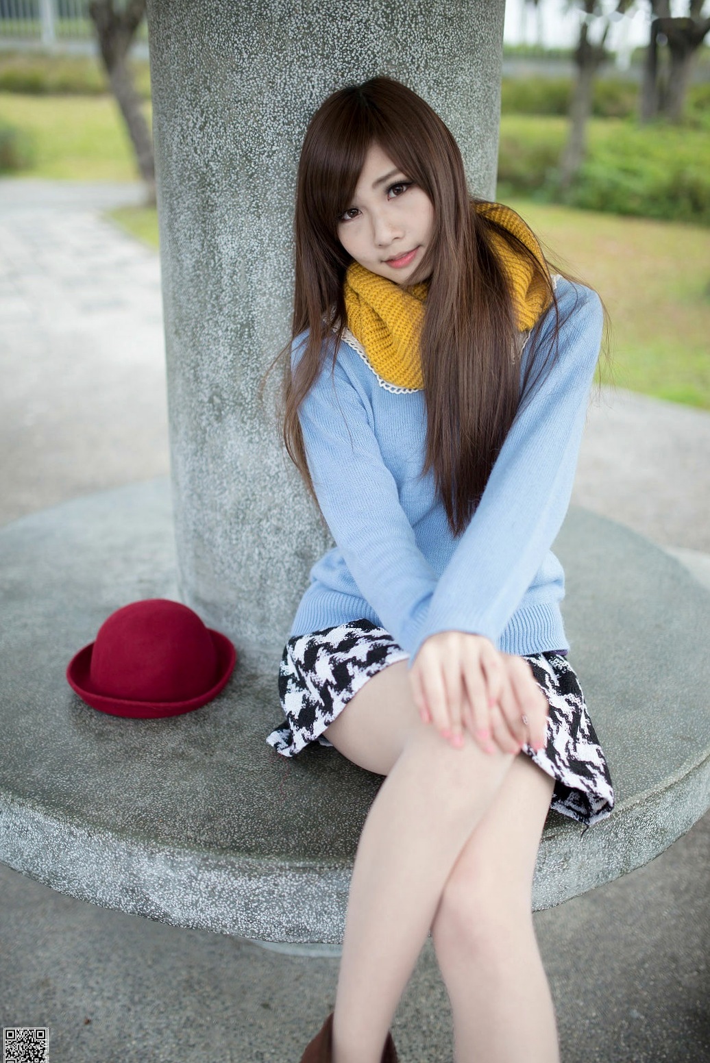 Gallery - 台湾正妹张雅筑《台湾花博园区》高清户外清新街拍甜美写真集[90P]台湾街拍清新治愈系气质 张语恩女神私房照_秀色女神 - image 23