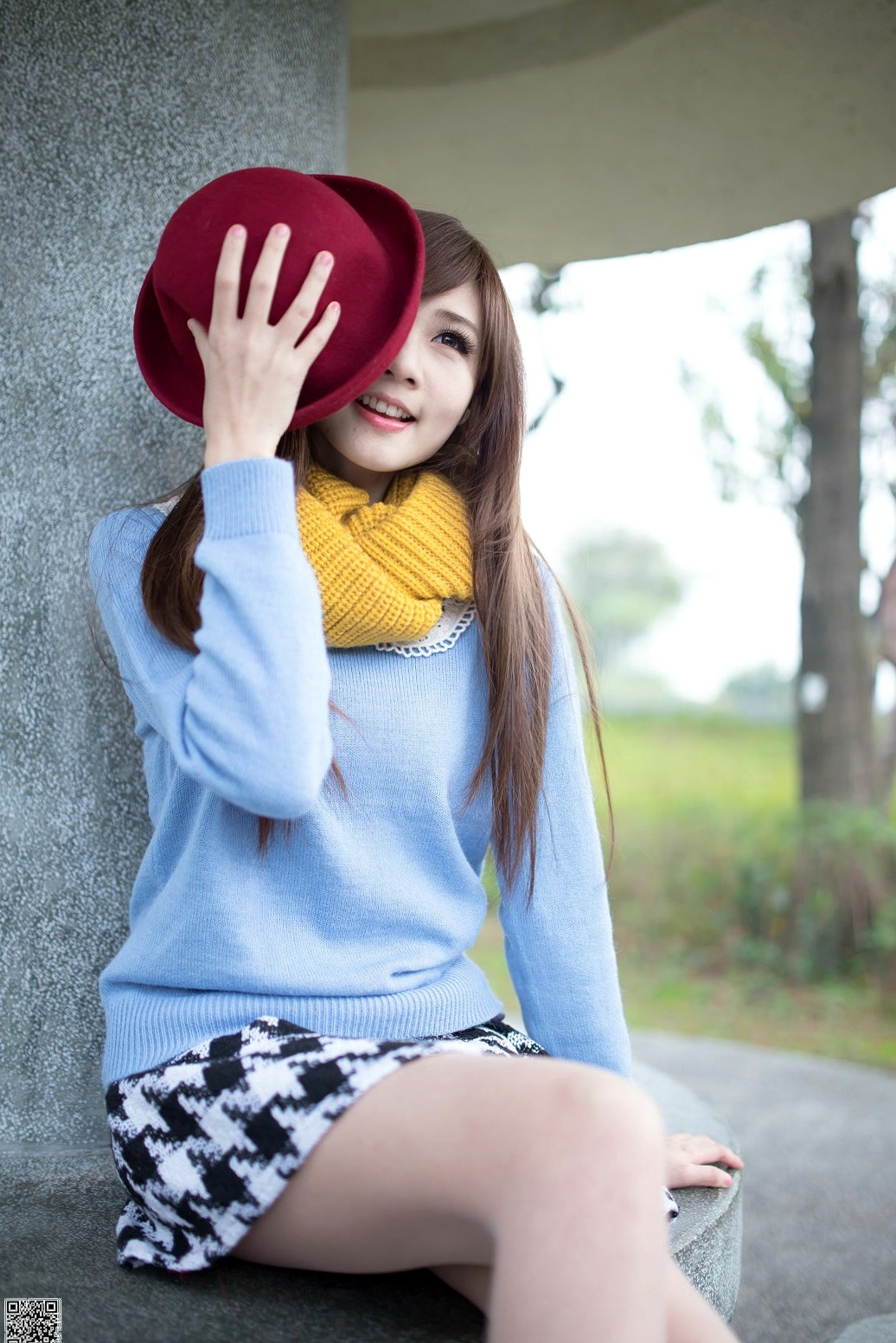 Gallery - 台湾正妹张雅筑《台湾花博园区》高清户外清新街拍甜美写真集[90P]台湾街拍清新治愈系气质 张语恩女神私房照_秀色女神 - image 27