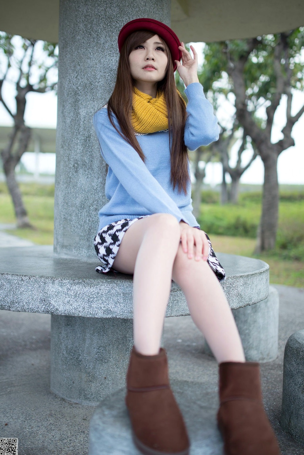 Gallery - 台湾正妹张雅筑《台湾花博园区》高清户外清新街拍甜美写真集[90P]台湾街拍清新治愈系气质 张语恩女神私房照_秀色女神 - image 32