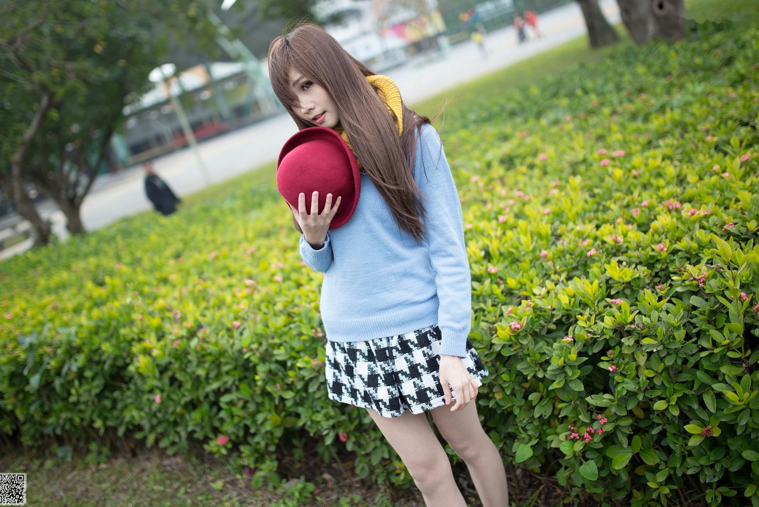 Gallery - 台湾正妹张雅筑《台湾花博园区》高清户外清新街拍甜美写真集[90P]台湾街拍清新治愈系气质 张语恩女神私房照_秀色女神 - image 33