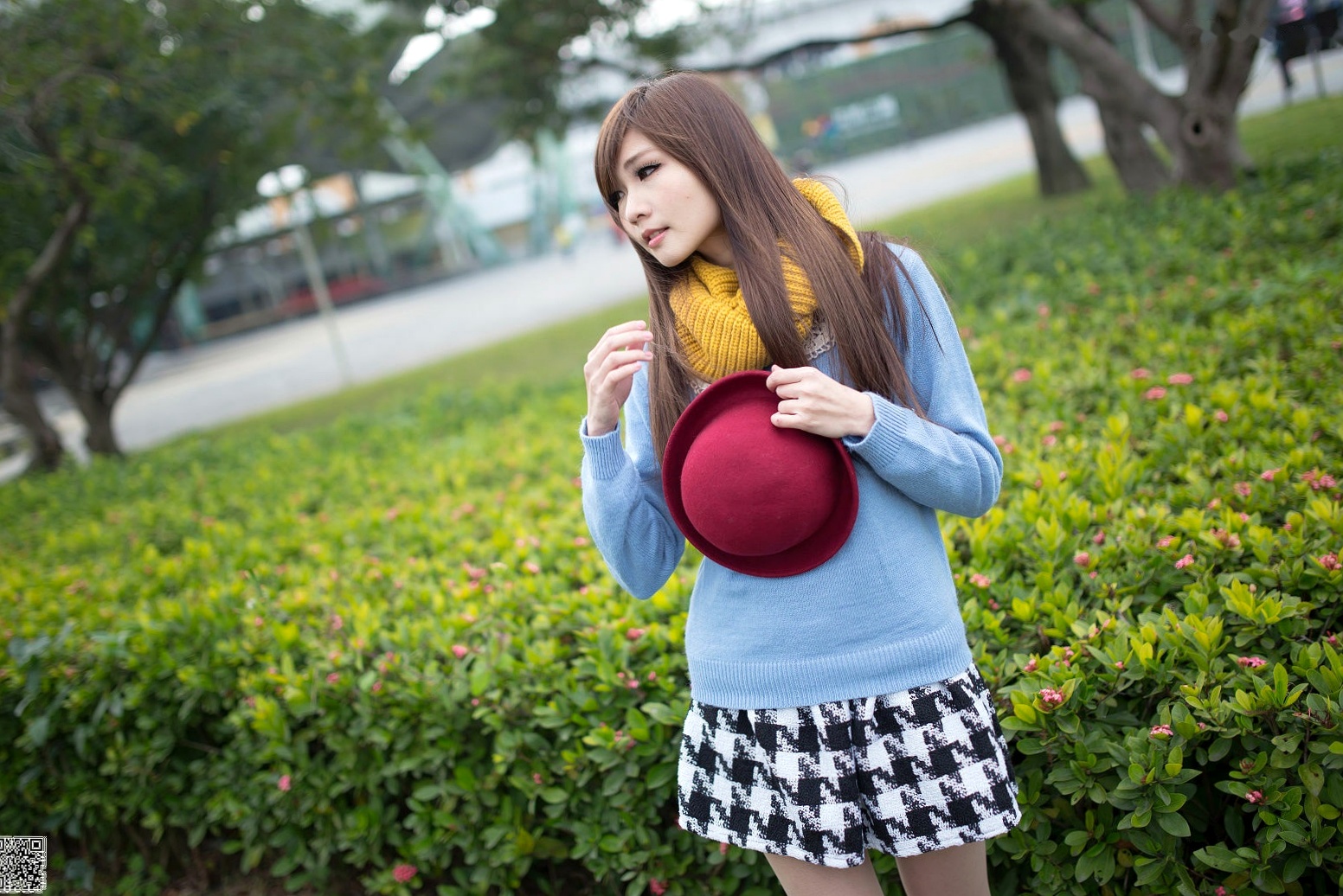 Gallery - 台湾正妹张雅筑《台湾花博园区》高清户外清新街拍甜美写真集[90P]台湾街拍清新治愈系气质 张语恩女神私房照_秀色女神 - image 35