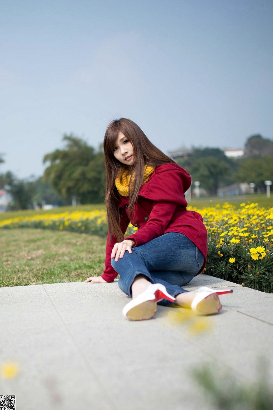 Gallery - 台湾正妹张雅筑《台湾花博园区》高清户外清新街拍甜美写真集[90P]台湾街拍清新治愈系气质 张语恩女神私房照_秀色女神 - image 63