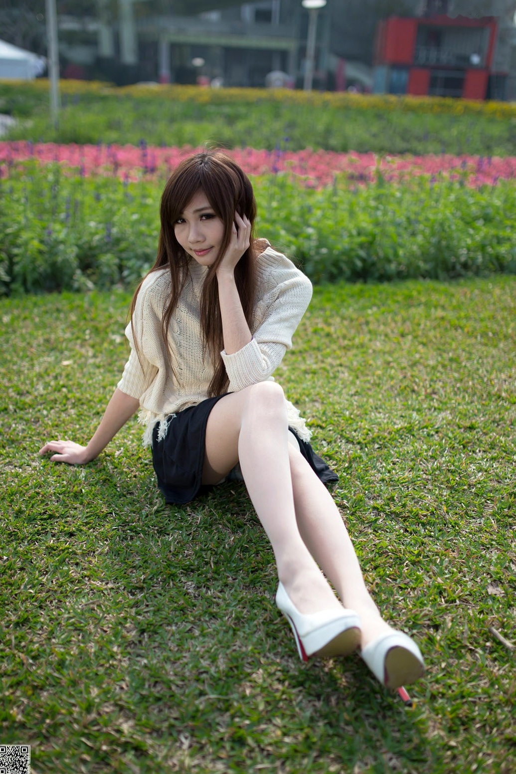 Gallery - 台湾正妹张雅筑《台湾花博园区》高清户外清新街拍甜美写真集[90P]台湾街拍清新治愈系气质 张语恩女神私房照_秀色女神 - image 75
