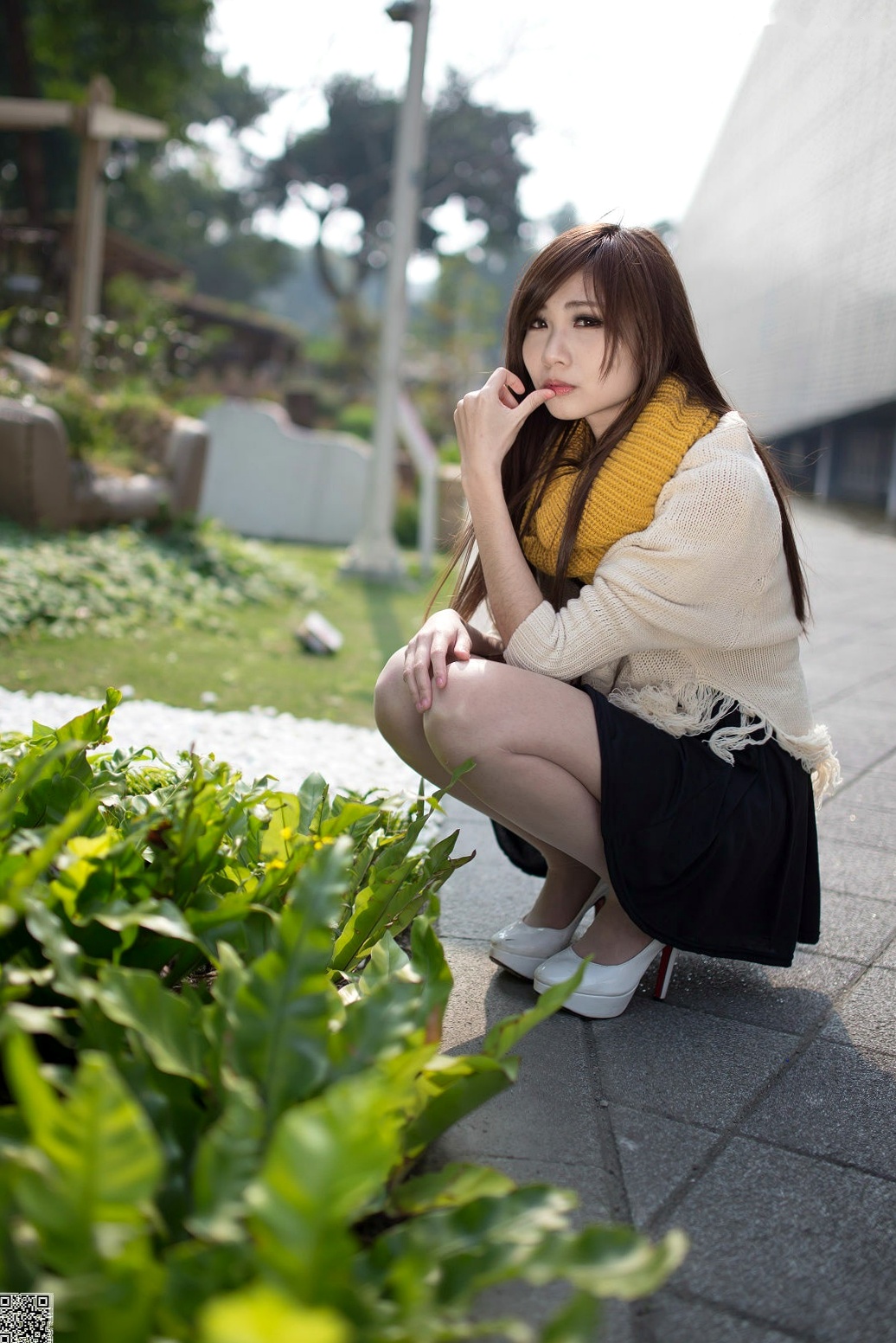 Gallery - 台湾正妹张雅筑《台湾花博园区》高清户外清新街拍甜美写真集[90P]台湾街拍清新治愈系气质 张语恩女神私房照_秀色女神 - image 77