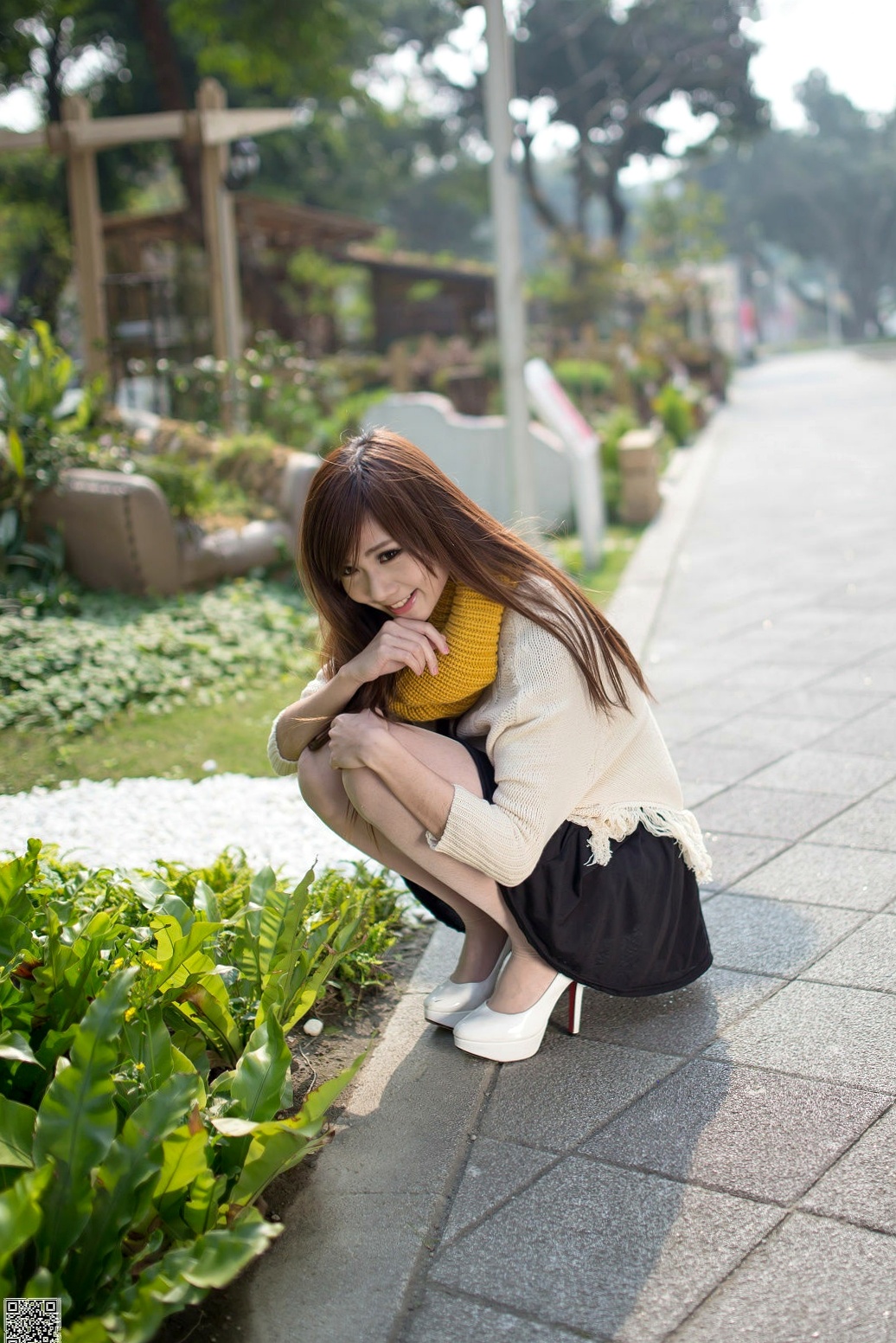Gallery - 台湾正妹张雅筑《台湾花博园区》高清户外清新街拍甜美写真集[90P]台湾街拍清新治愈系气质 张语恩女神私房照_秀色女神 - image 79