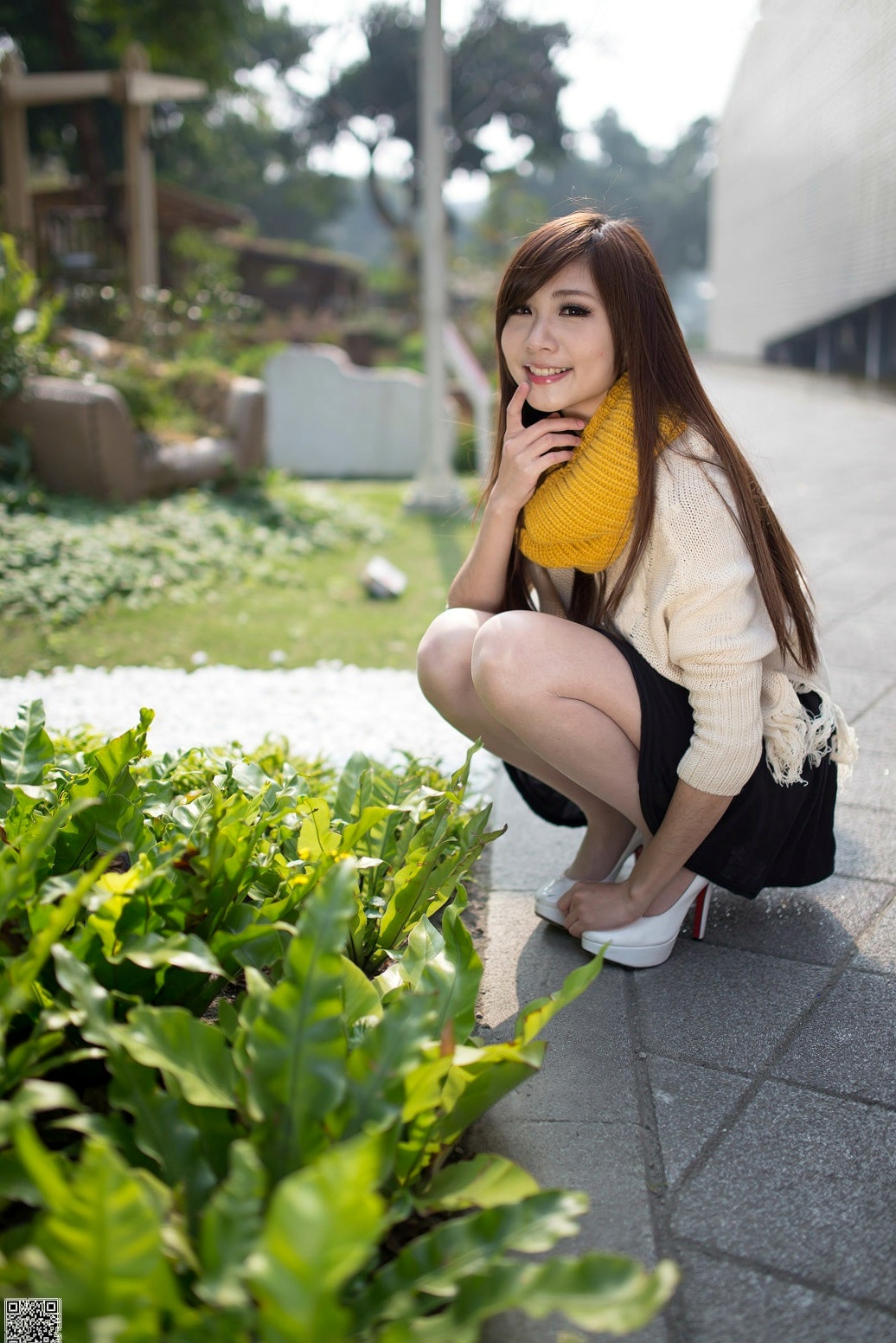 Gallery - 台湾正妹张雅筑《台湾花博园区》高清户外清新街拍甜美写真集[90P]台湾街拍清新治愈系气质 张语恩女神私房照_秀色女神 - image 82