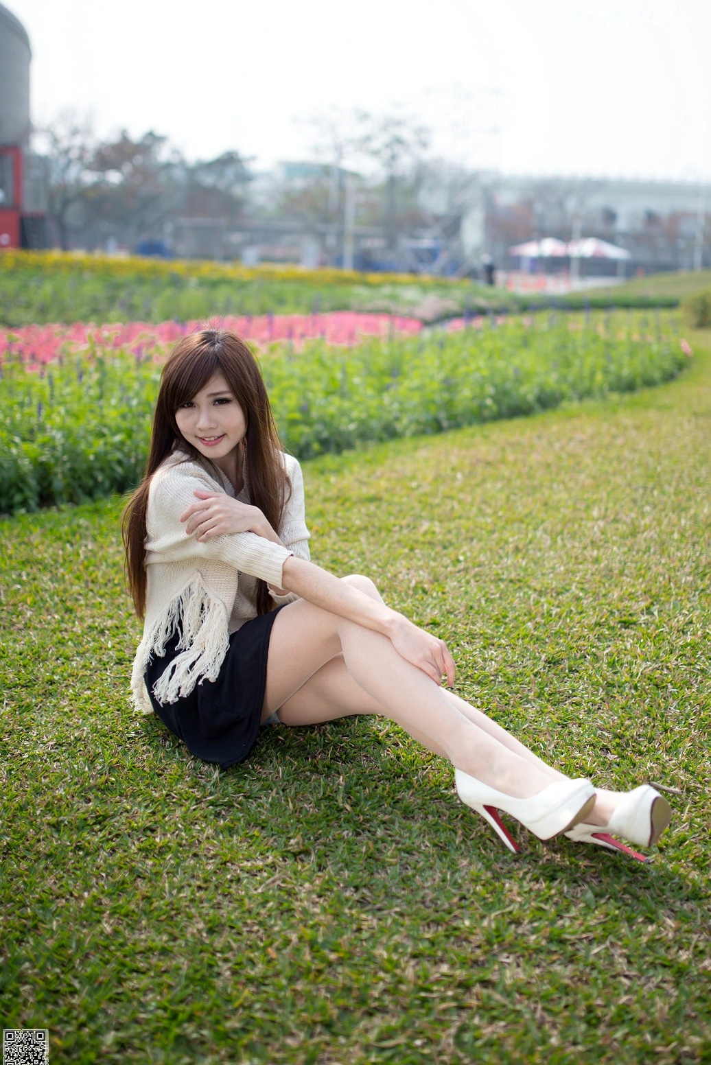 Gallery - 台湾正妹张雅筑《台湾花博园区》高清户外清新街拍甜美写真集[90P]台湾街拍清新治愈系气质 张语恩女神私房照_秀色女神 - image 85
