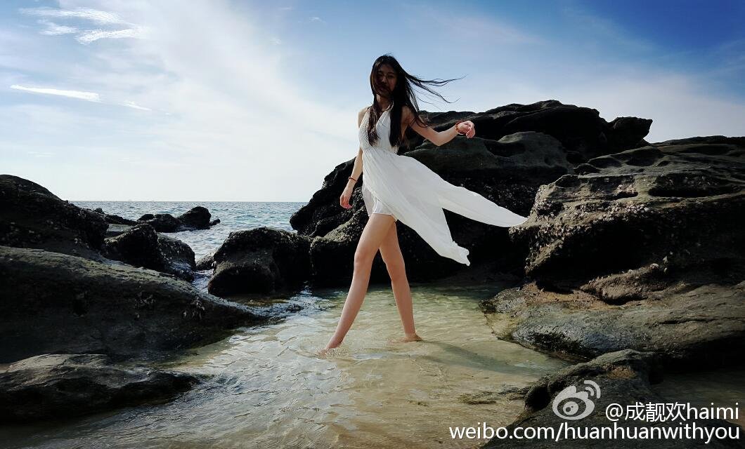 成靓欢Haimi 清秀美人校花私房写真图