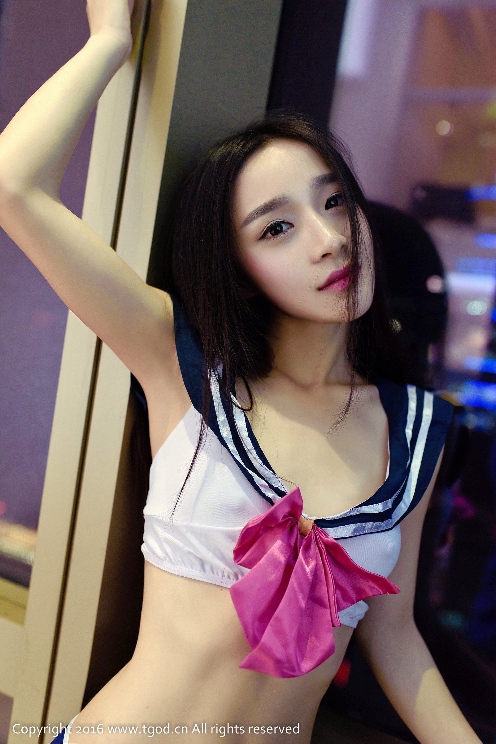 绮梦Cherish [TGOD推女神]高清写真图轻抚霓裳美少女～