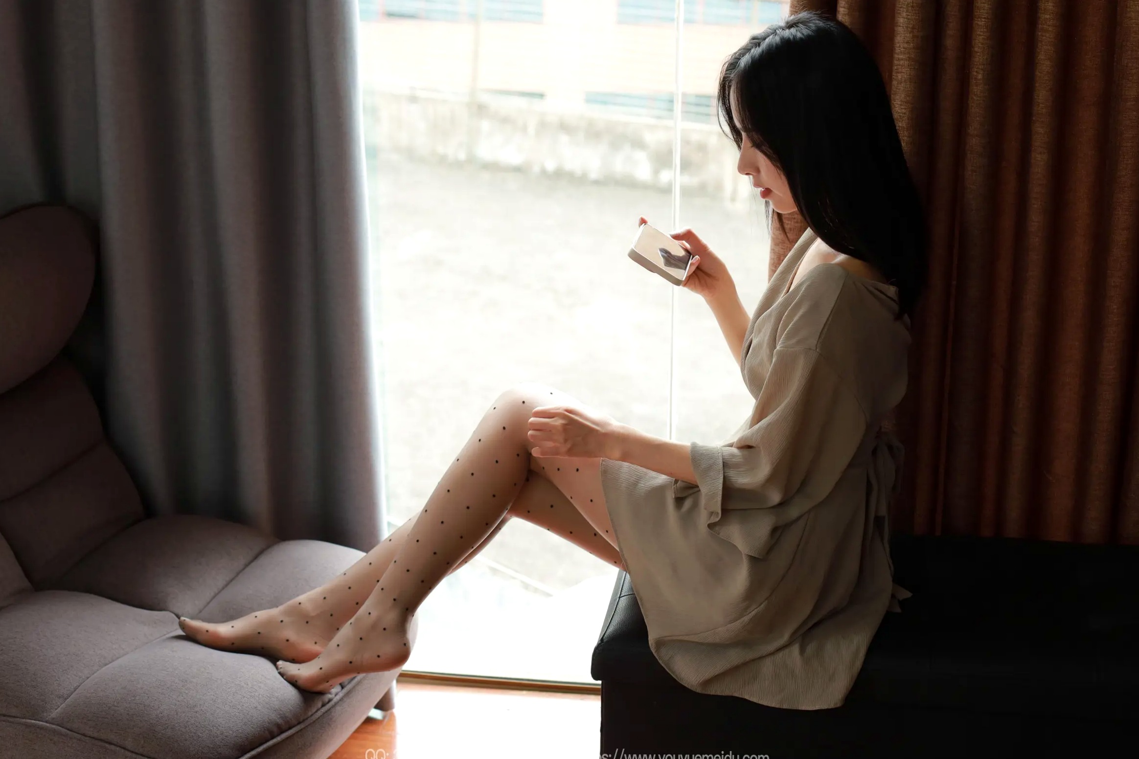 Gallery - IESS异思趣 美子《温柔波点》肉色丝袜美腿高跟鞋私房写真 [94P]爱蜜社 - Honey Club 美腿丝袜私房照性感 美子Yoki女神私房照_秀色女神 - image 20