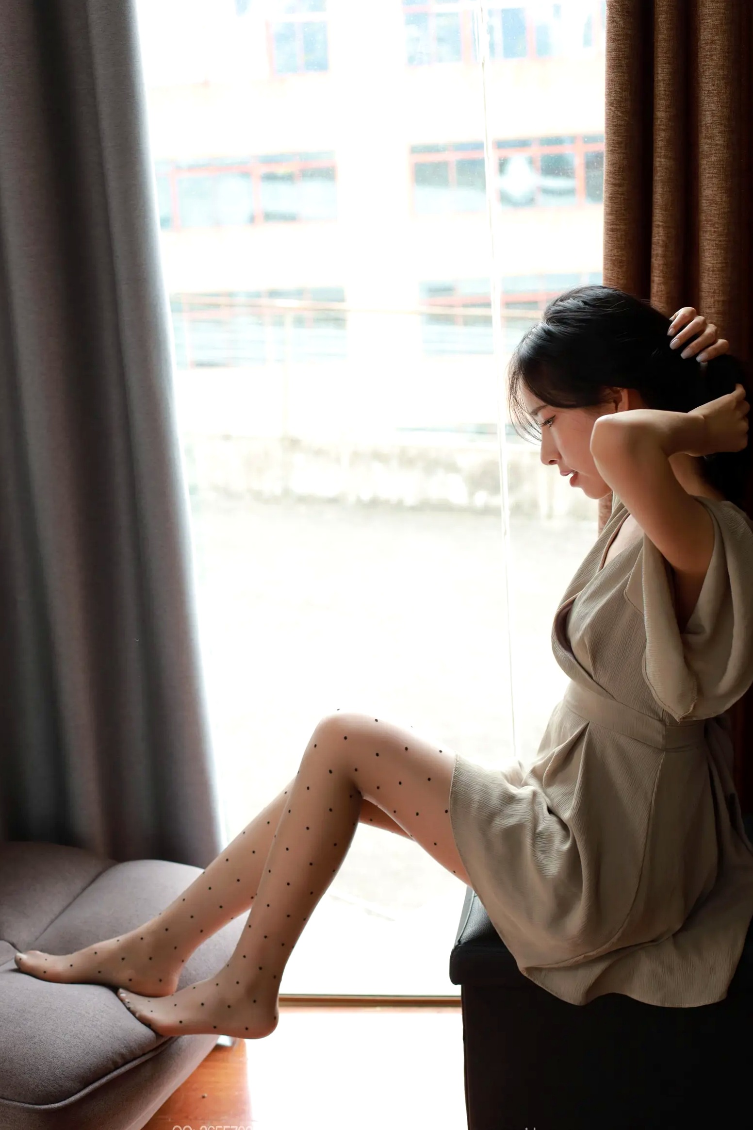 Gallery - IESS异思趣 美子《温柔波点》肉色丝袜美腿高跟鞋私房写真 [94P]爱蜜社 - Honey Club 美腿丝袜私房照性感 美子Yoki女神私房照_秀色女神 - image 23