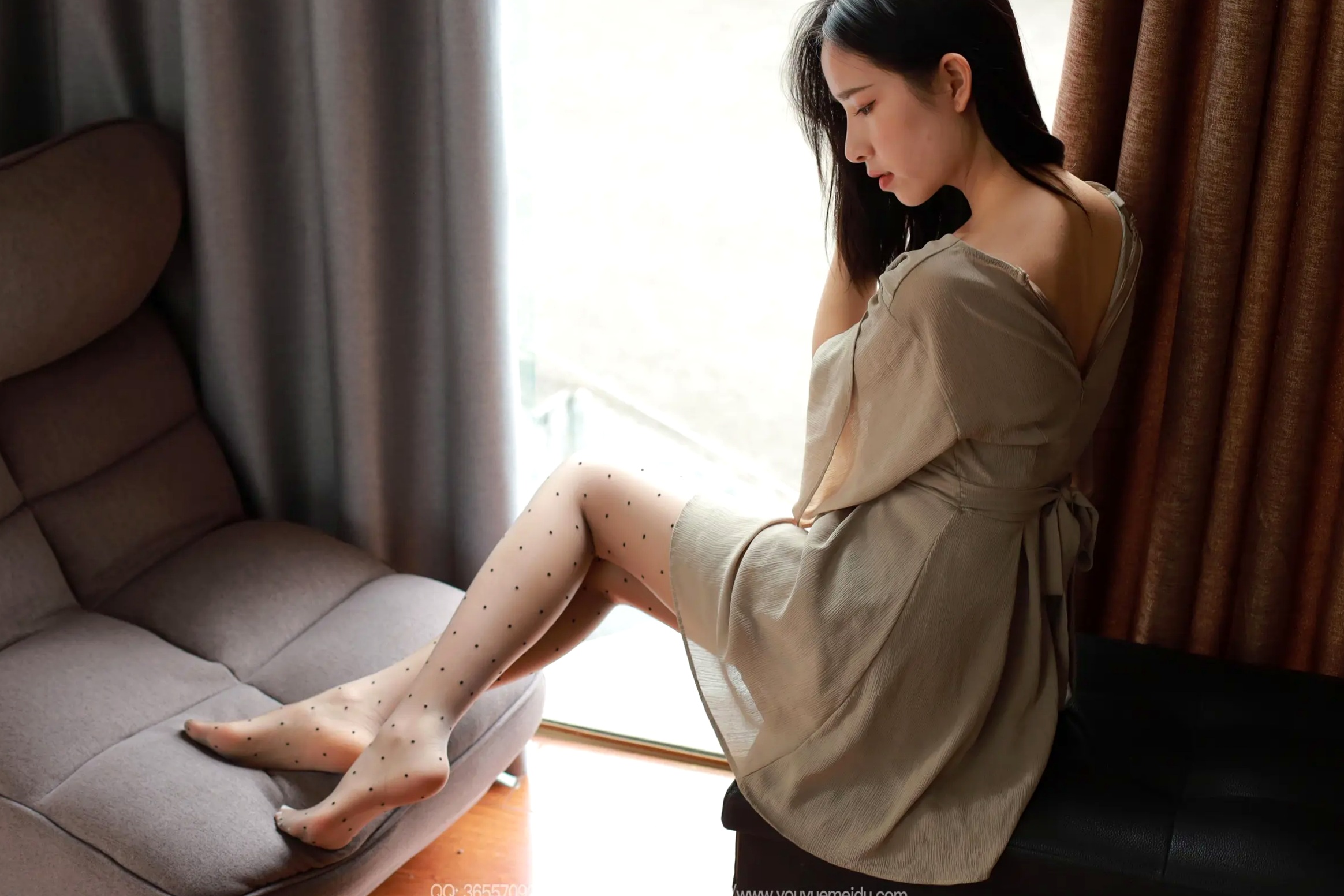 Gallery - IESS异思趣 美子《温柔波点》肉色丝袜美腿高跟鞋私房写真 [94P]爱蜜社 - Honey Club 美腿丝袜私房照性感 美子Yoki女神私房照_秀色女神 - image 42