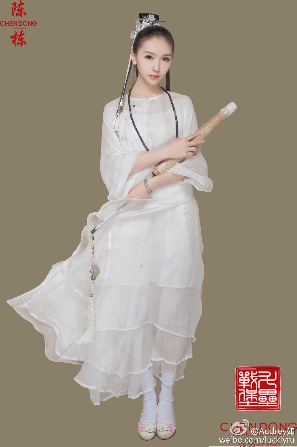 古典美人Audrey如 风姿卓越十里桃花