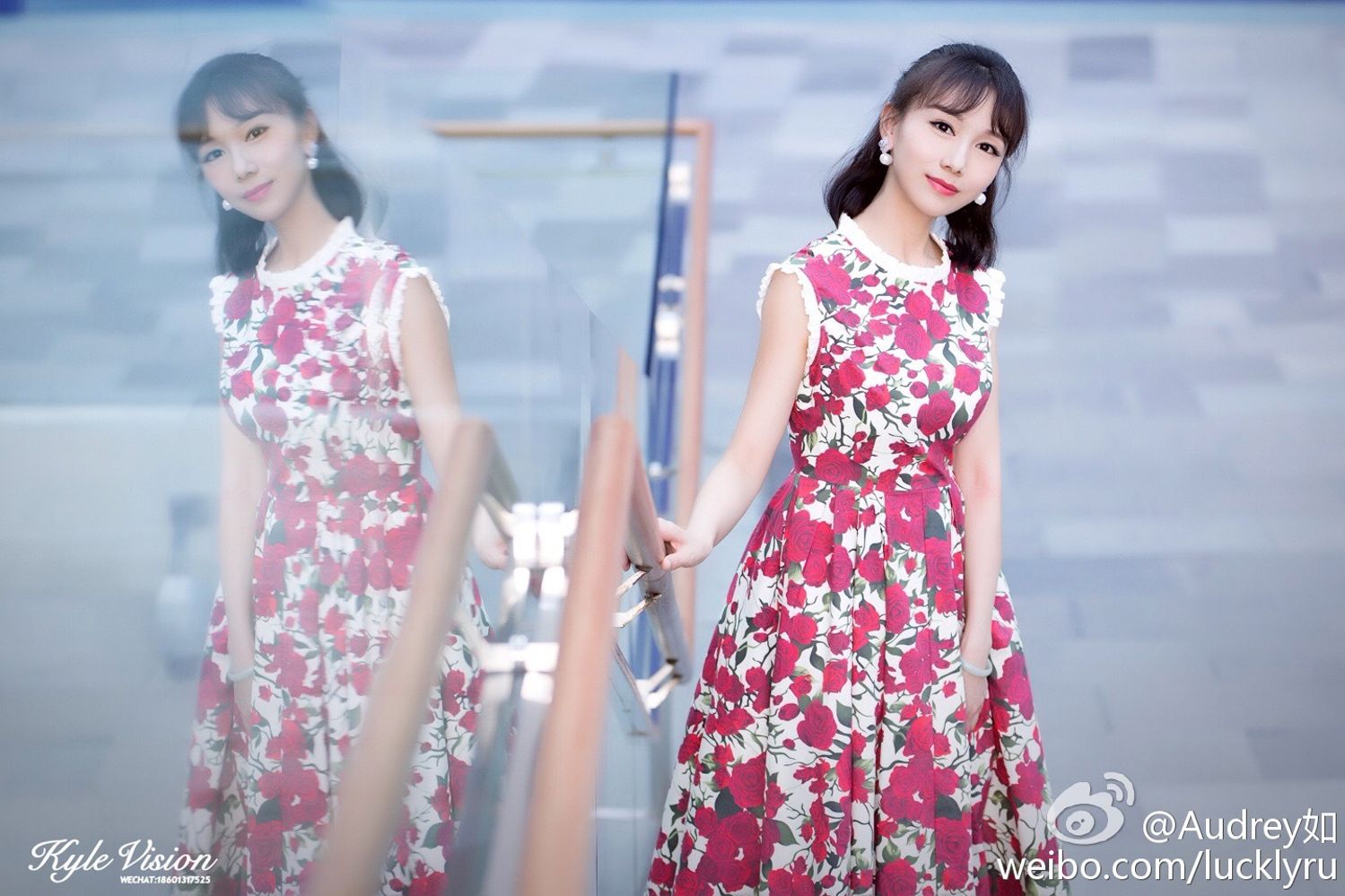 气质美女Audrey如 清爽街拍唯美家居