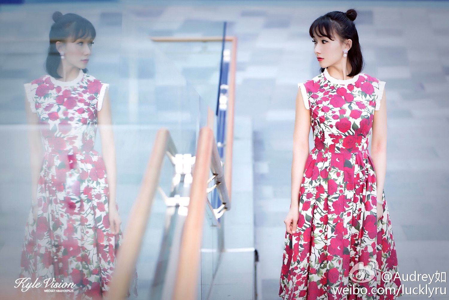 气质美女Audrey如 清爽街拍唯美家居